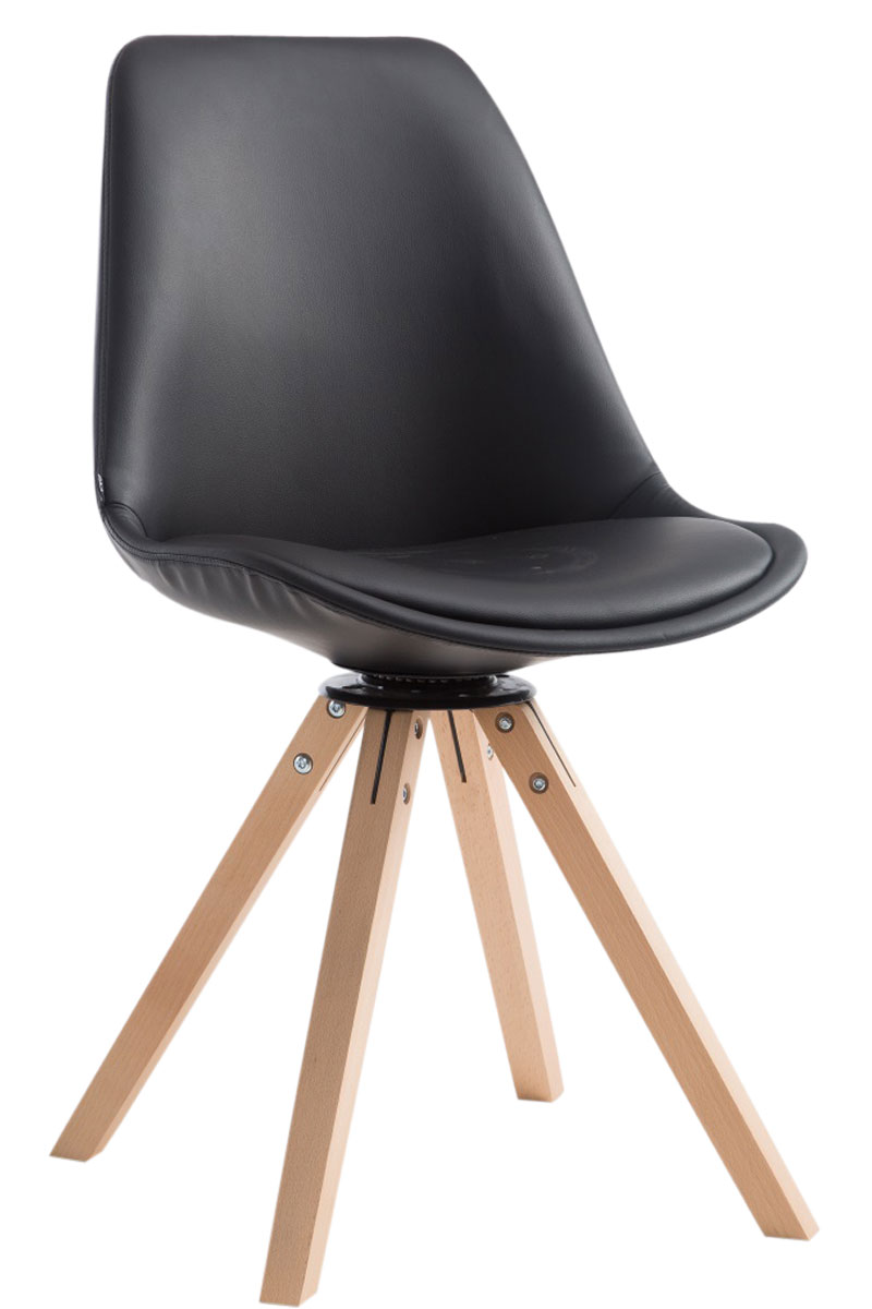 Chaise Calais pivotante pieds carrés