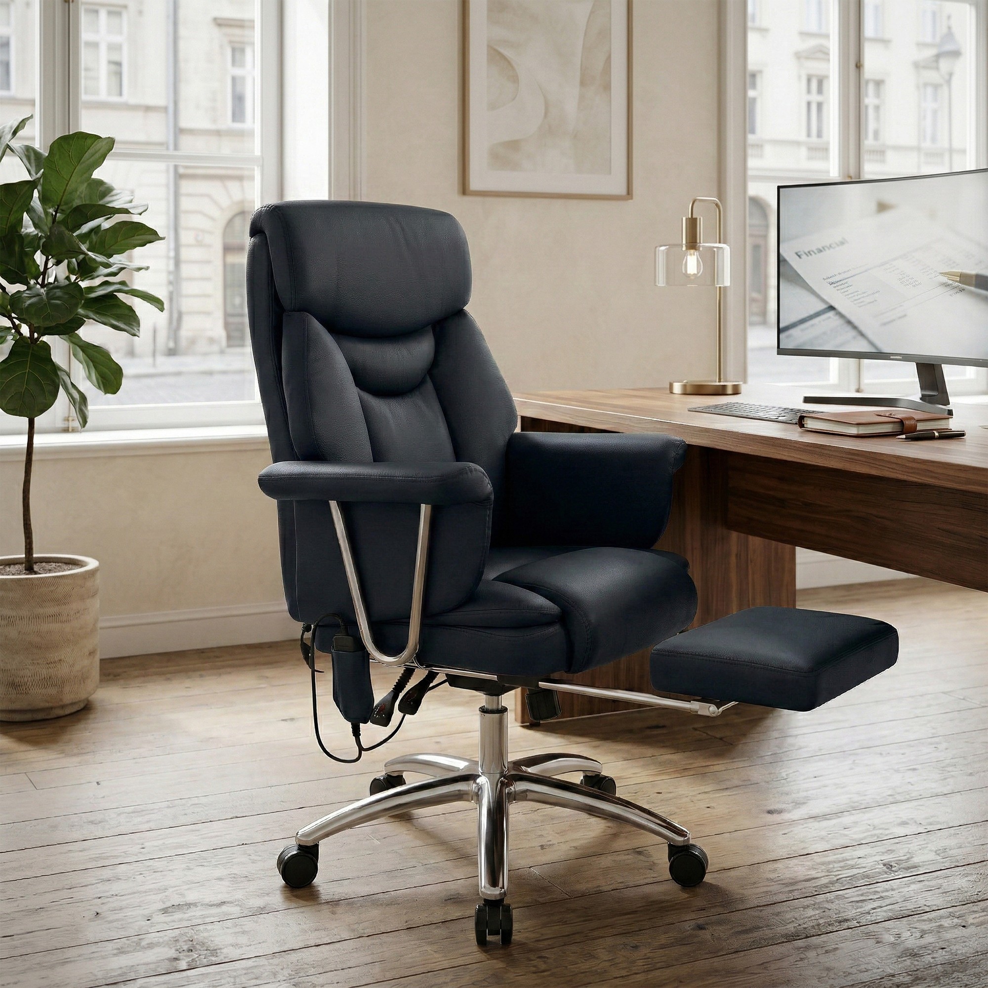 Chaise de bureau Dahra avec fonction massage