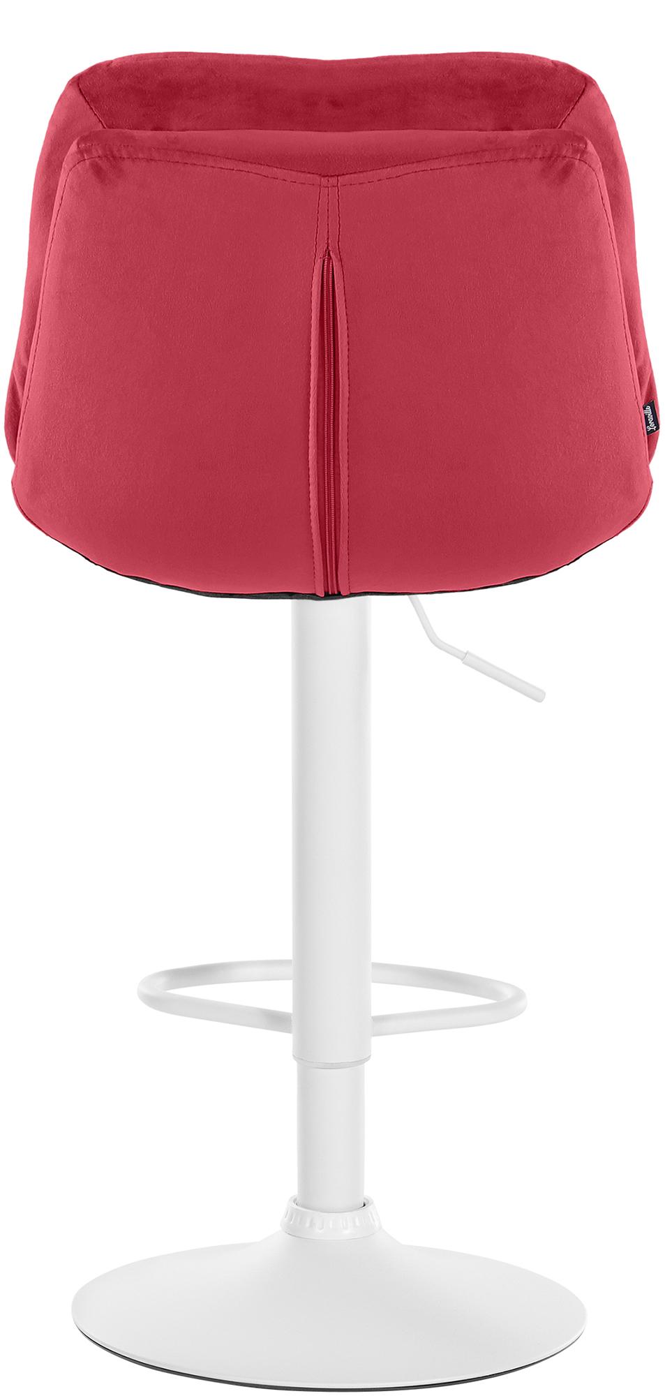 Tabouret de bar Laurel velours