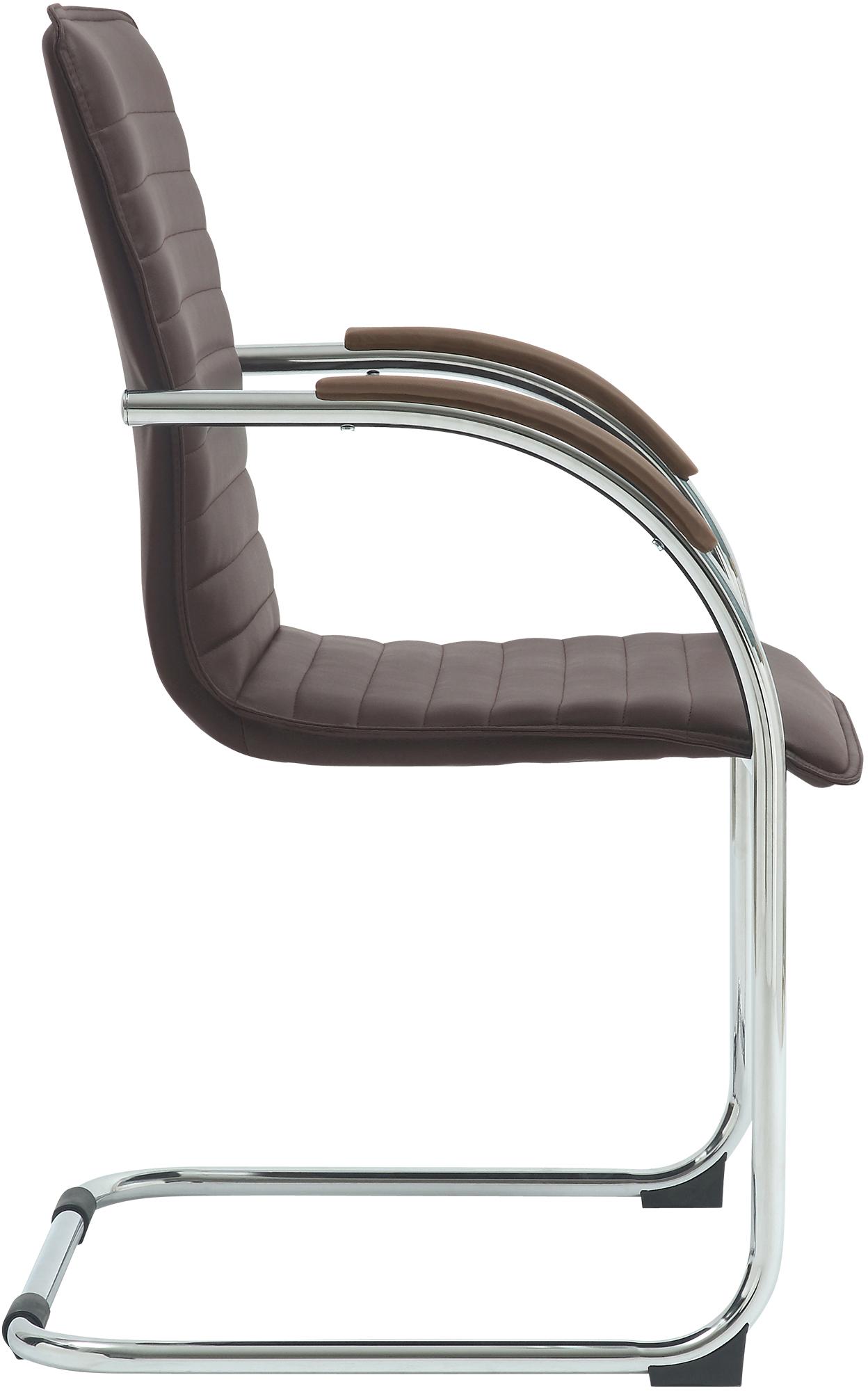 Lot de 2 chaises visiteurs Tira similicuir