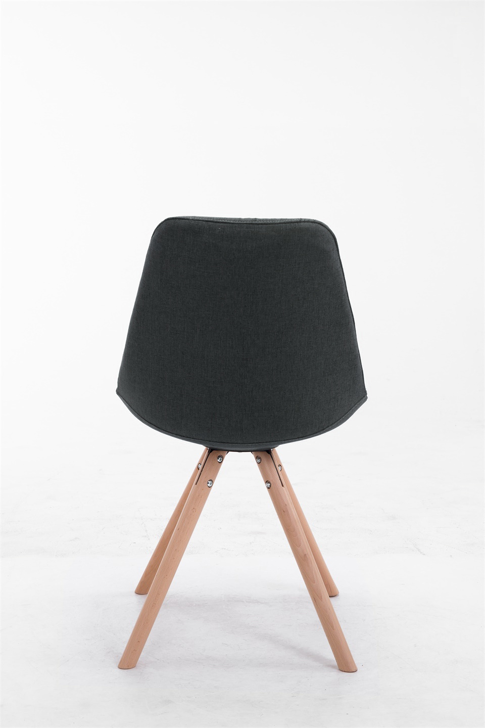 Chaise Toulouse tissu pieds ronds