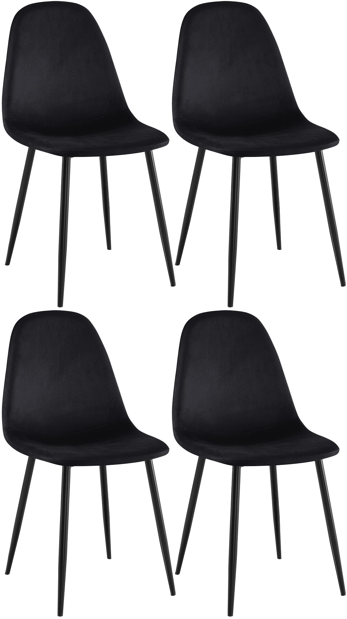 Set de 4 chaises de salle à manger Napier