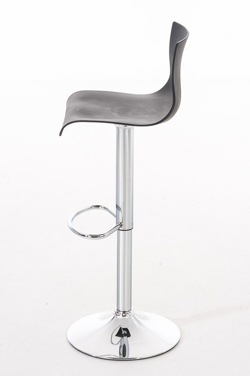 Lot de 2 tabouret de bar Hover Assise Plastique et Piètement Métal chromé