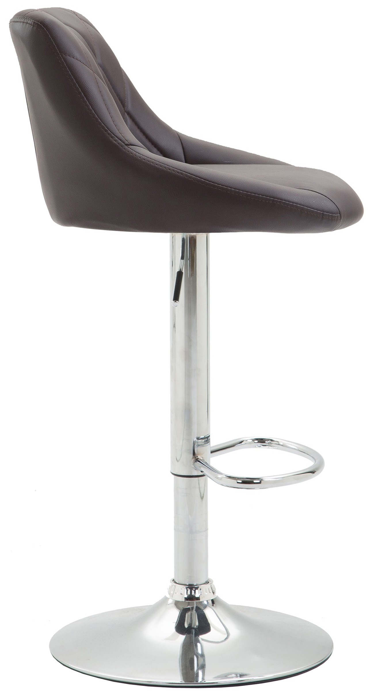 Lot de 2 tabourets de bar Lazio similicuir