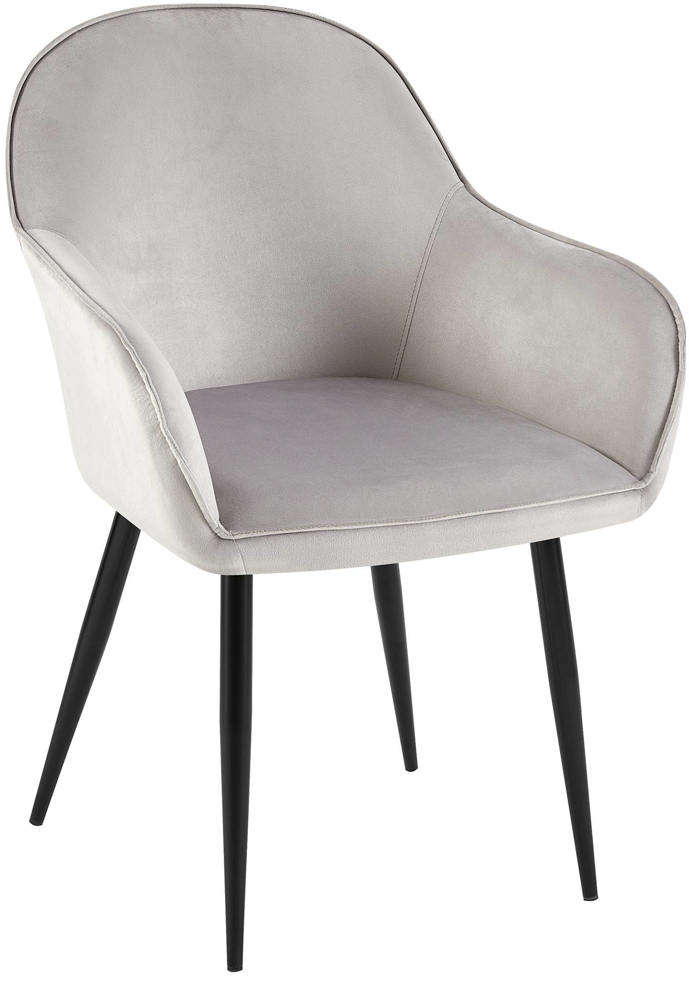 Chaise de salle à manger Boise velours