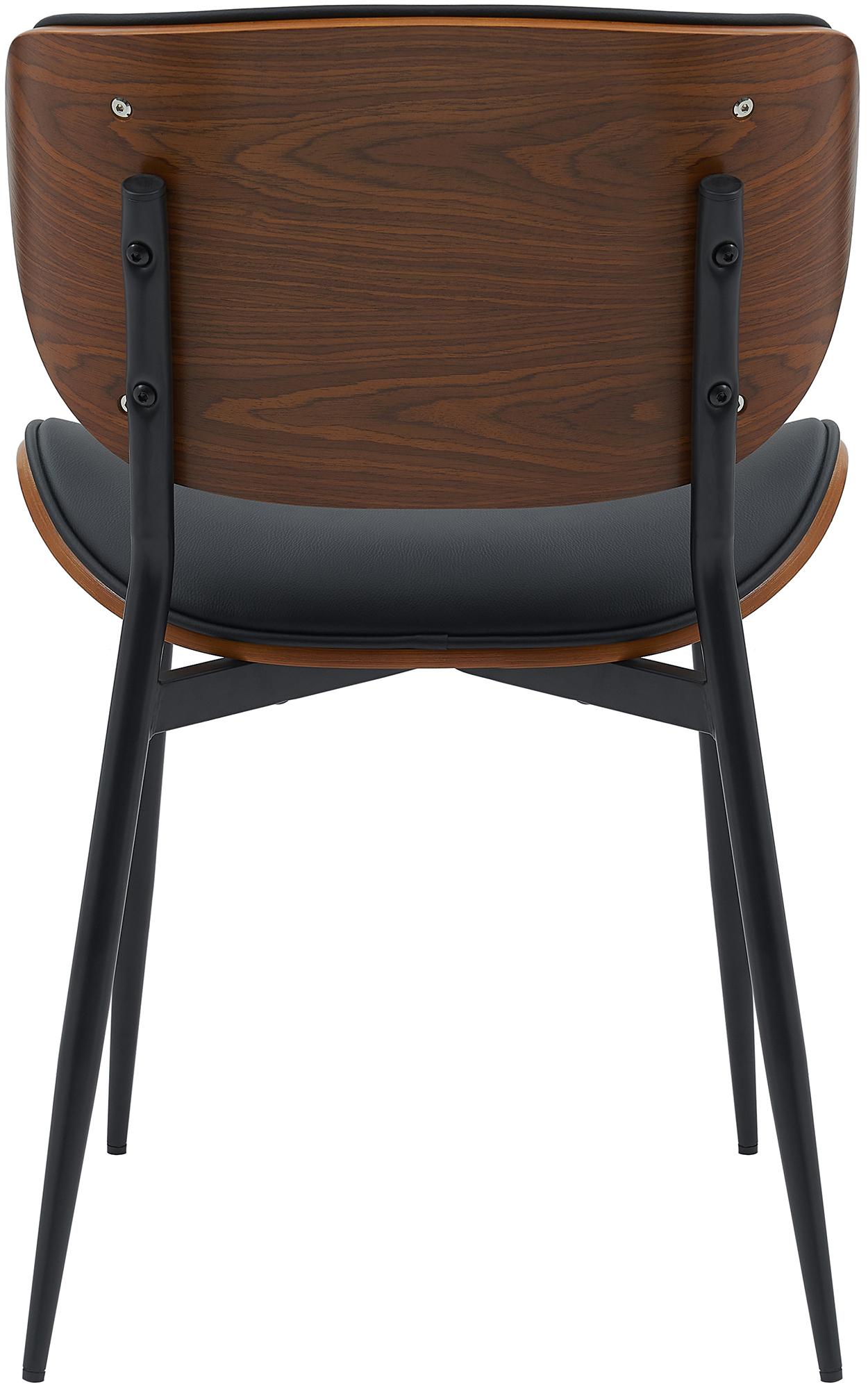 Chaise Enid habillée de similicuir ou de tissu