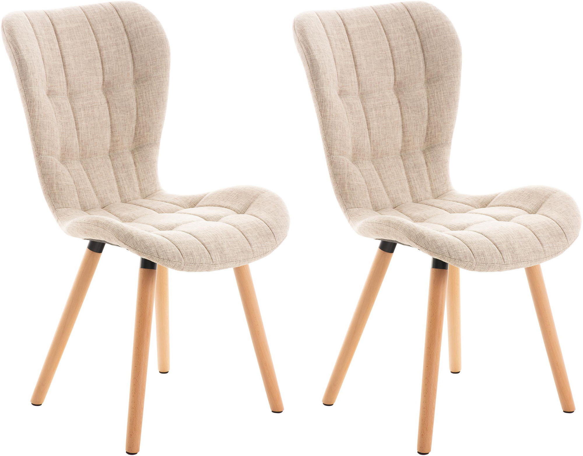 Lot de 2 chaises de salle à manger Elda