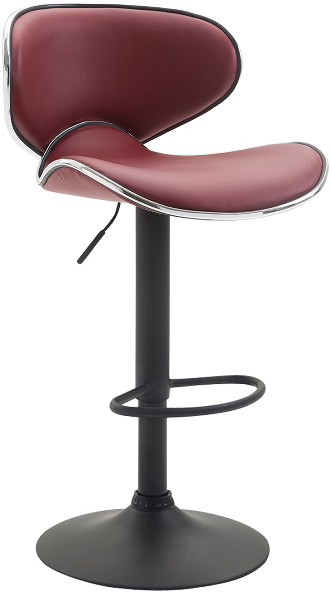 Lot de 2 tabourets de bar Las Vegas V2 similicuir