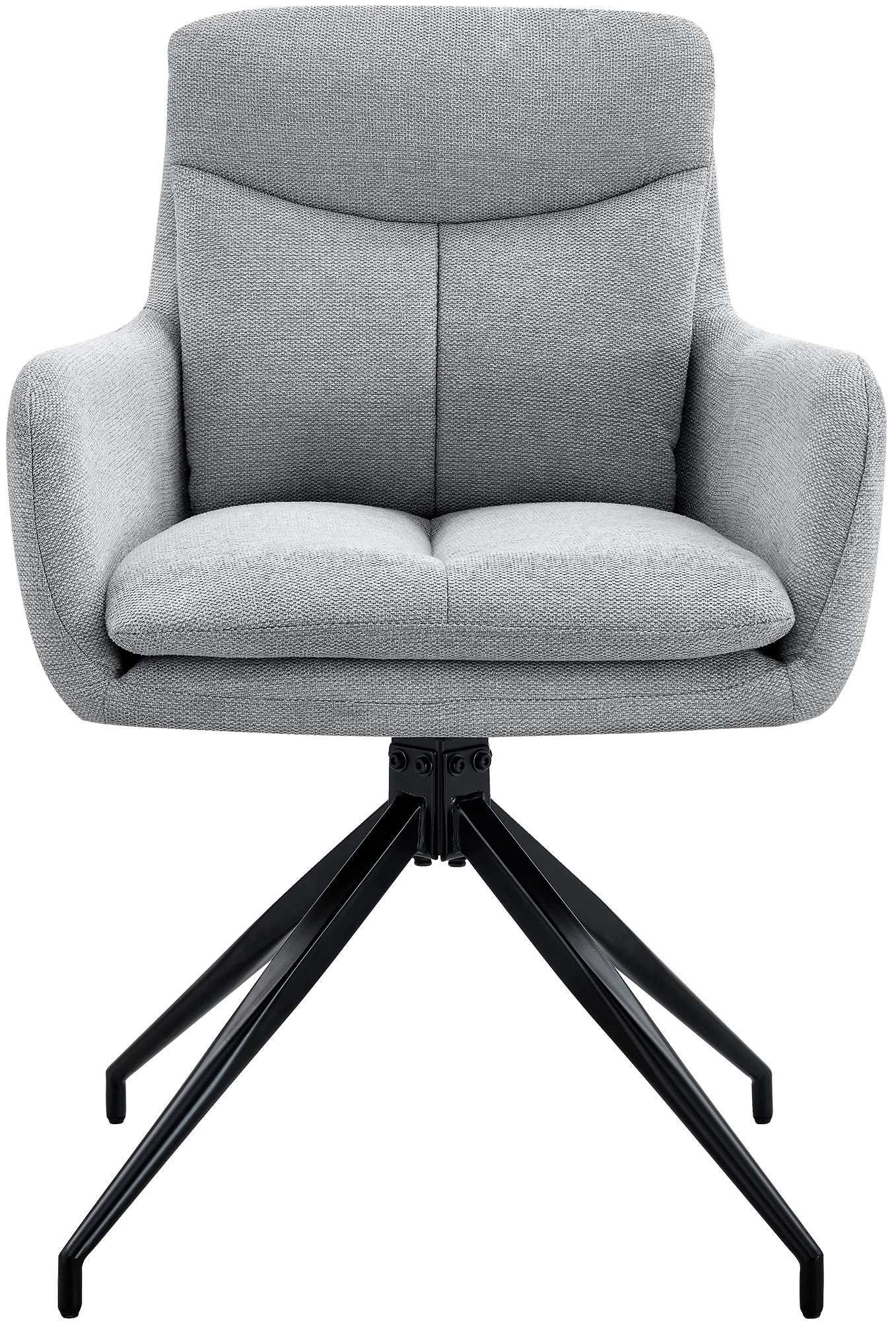 Lot de 2 chaises de salle à manger Somers tissu
