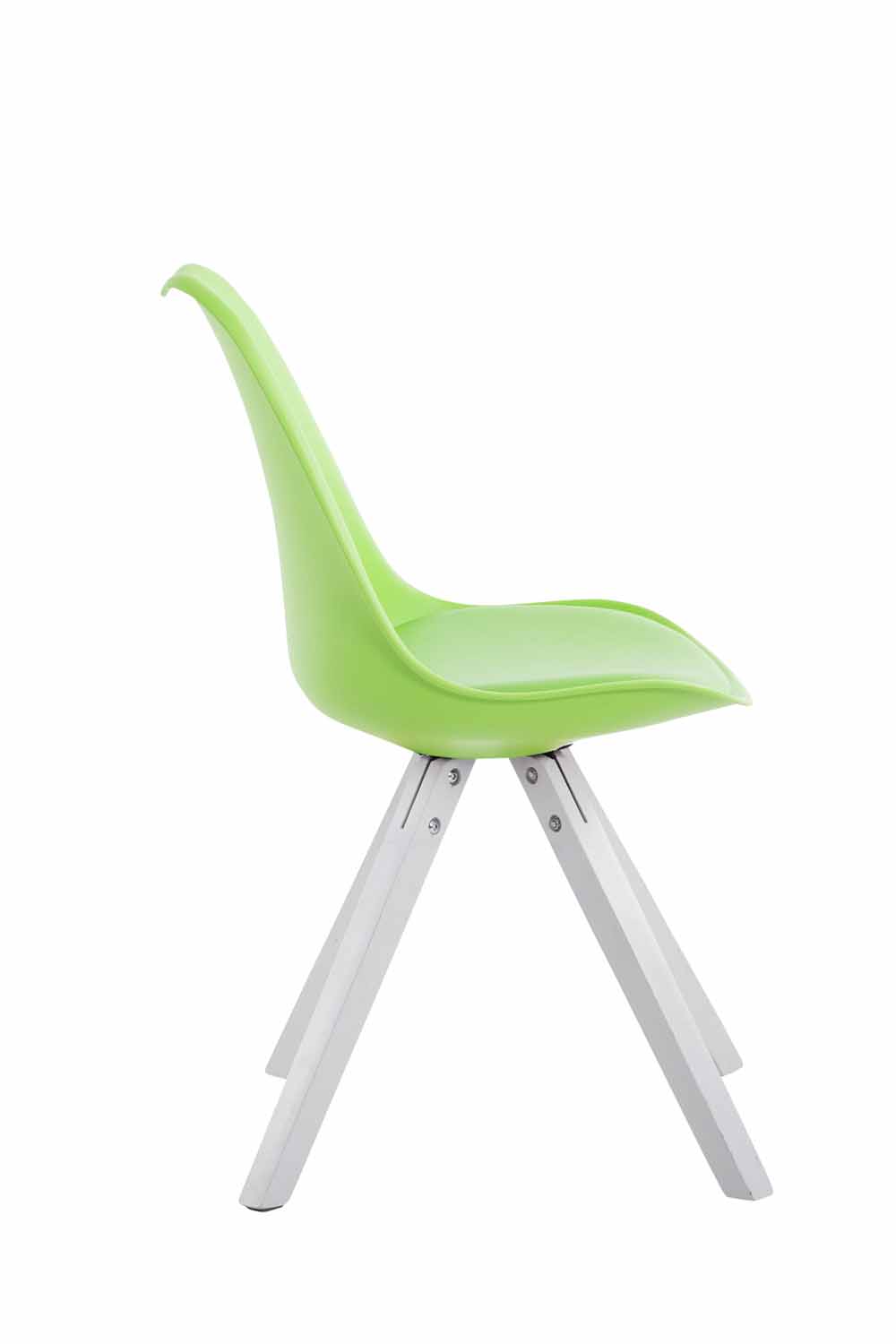 Chaise Toulouse similicuir piétement carré
