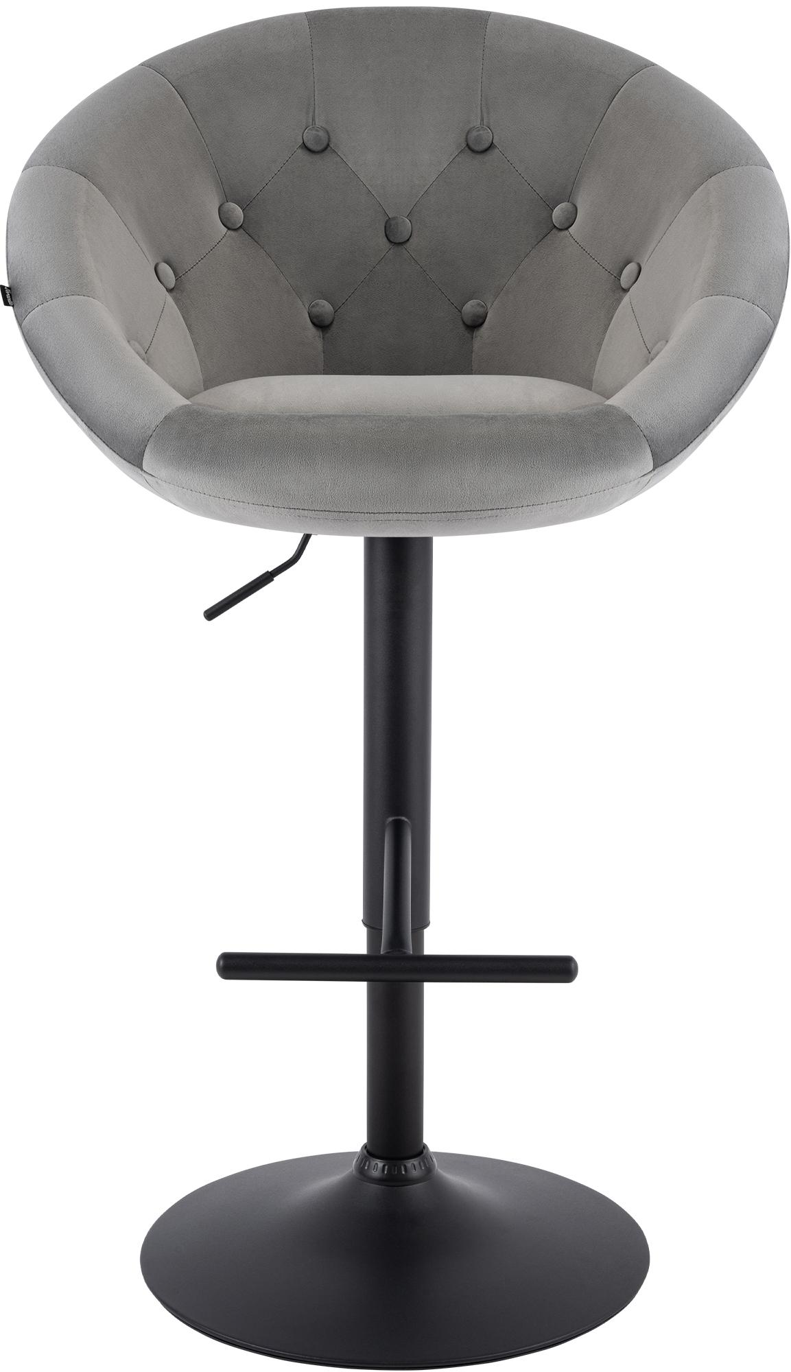 Tabouret de bar London en velours