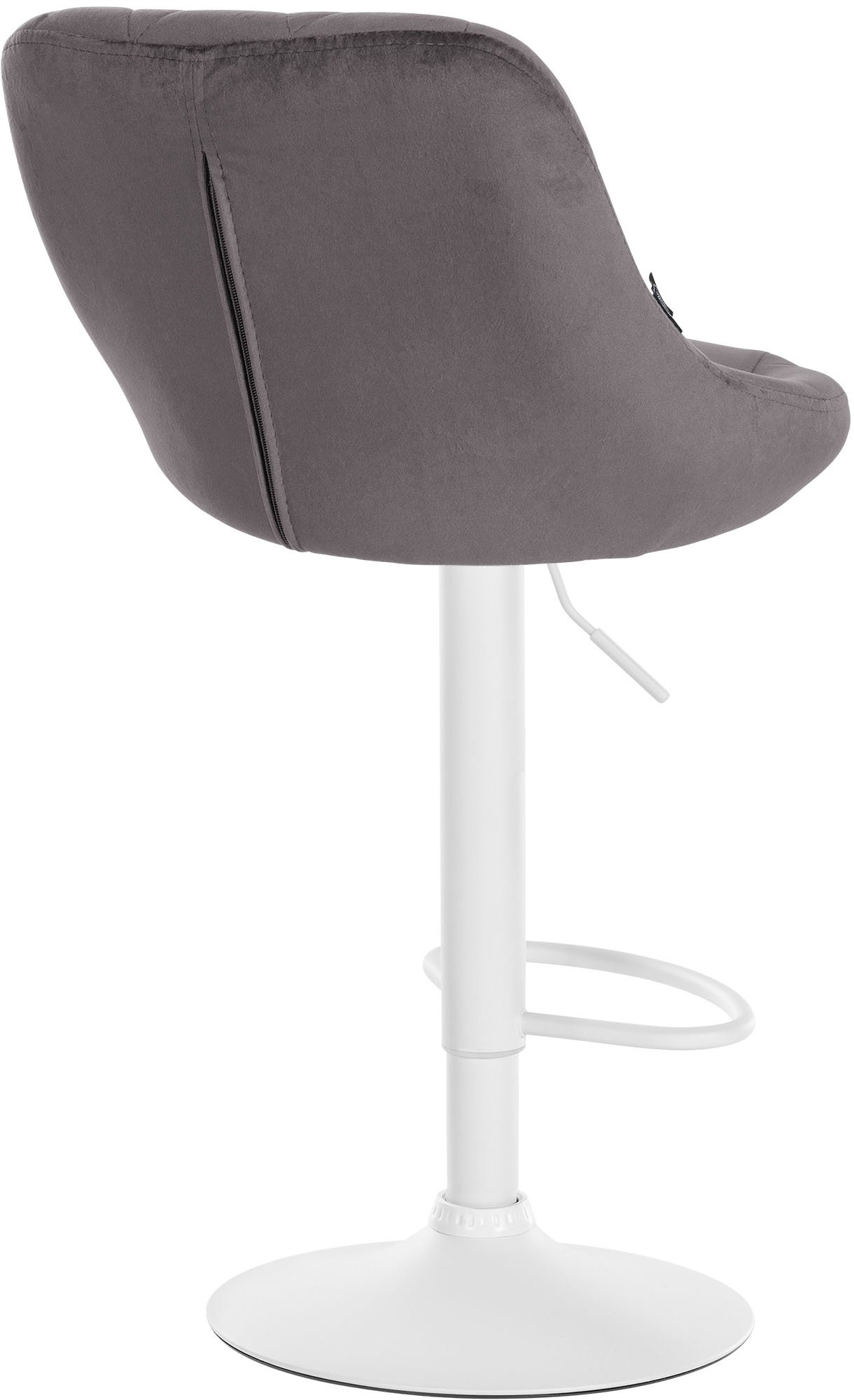 Lot de 2 tabourets de bar Lazio velours