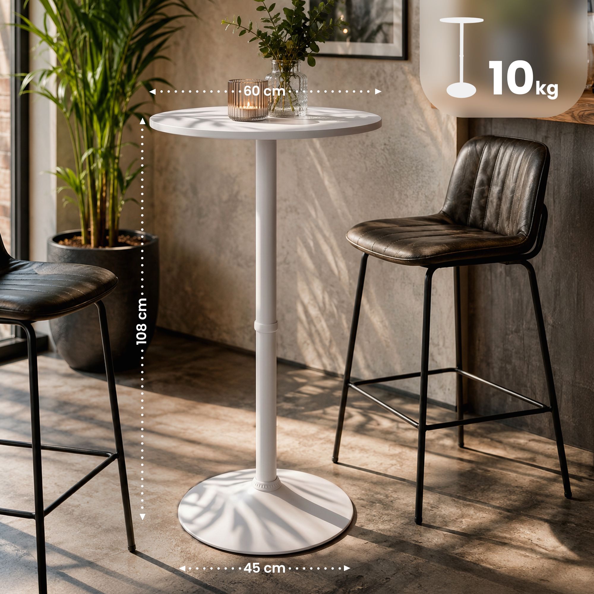 Table mange-debout ronde Ø 60 cm