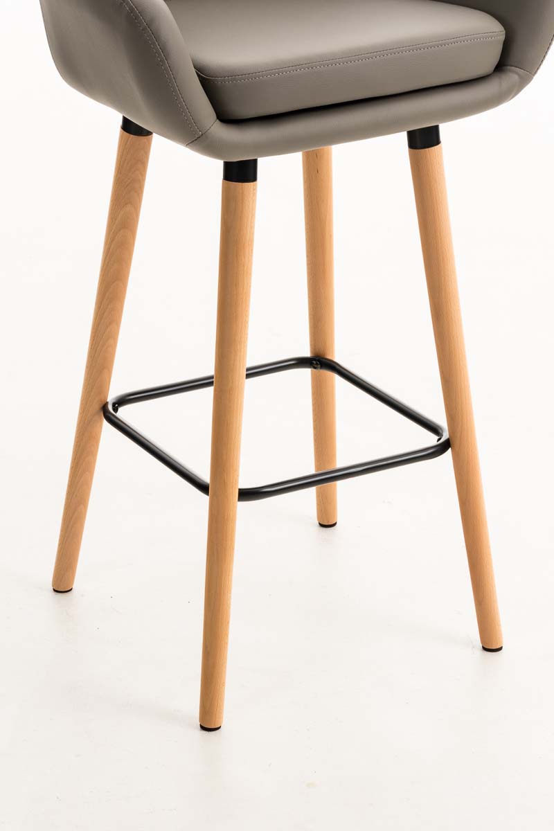 Tabouret de bar Grant en similicuir