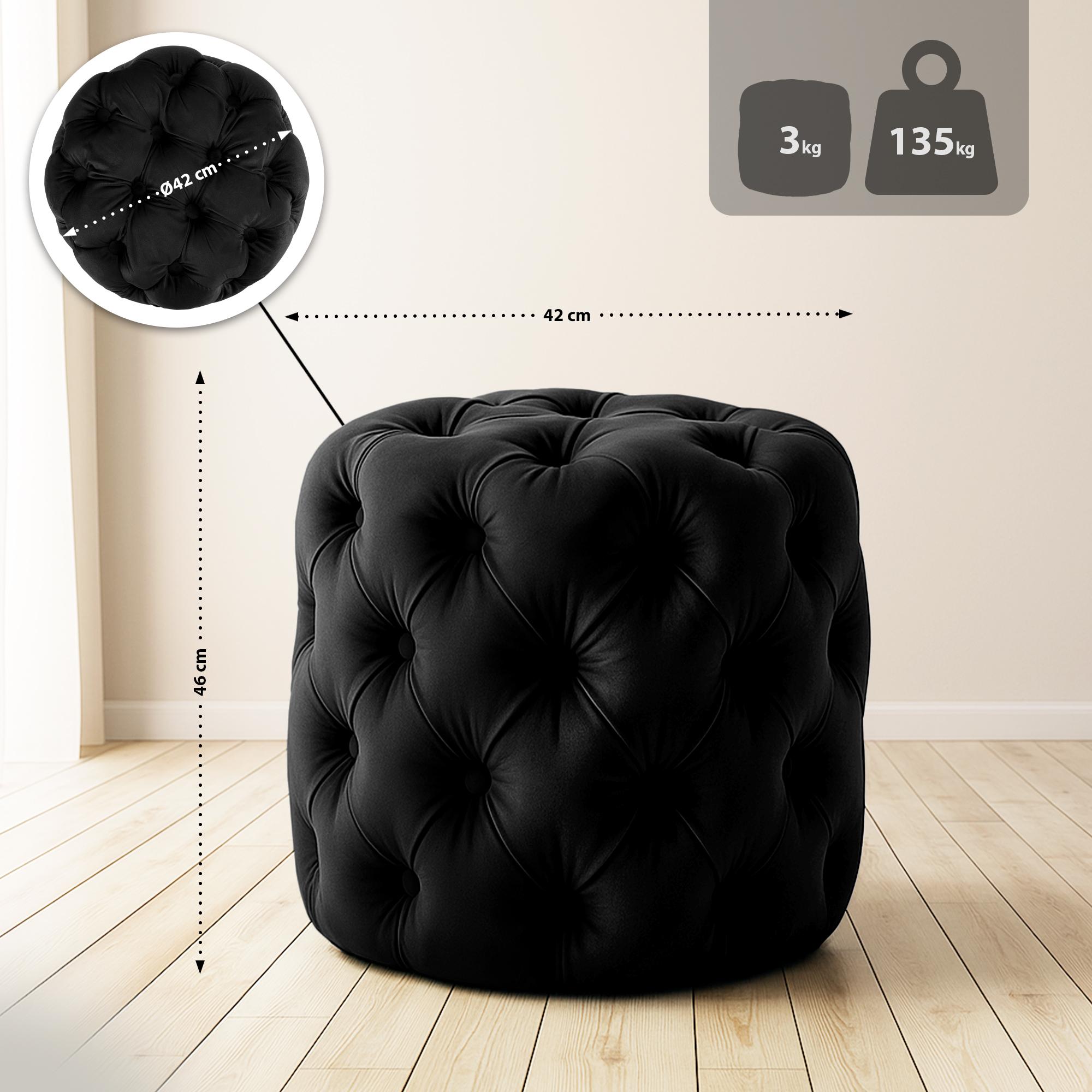 Tabouret Drancy Velours