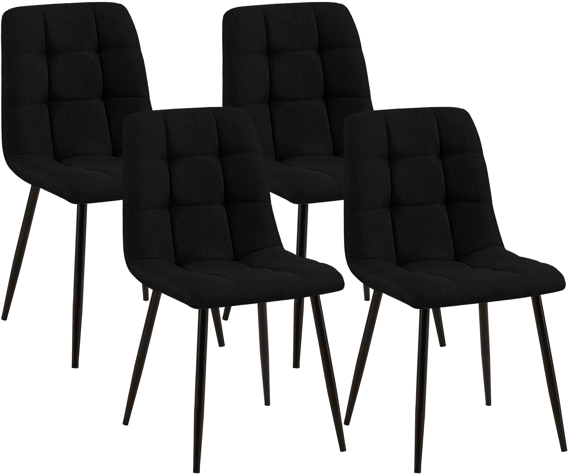 Lot de 4 chaises de salle à manger Tilde