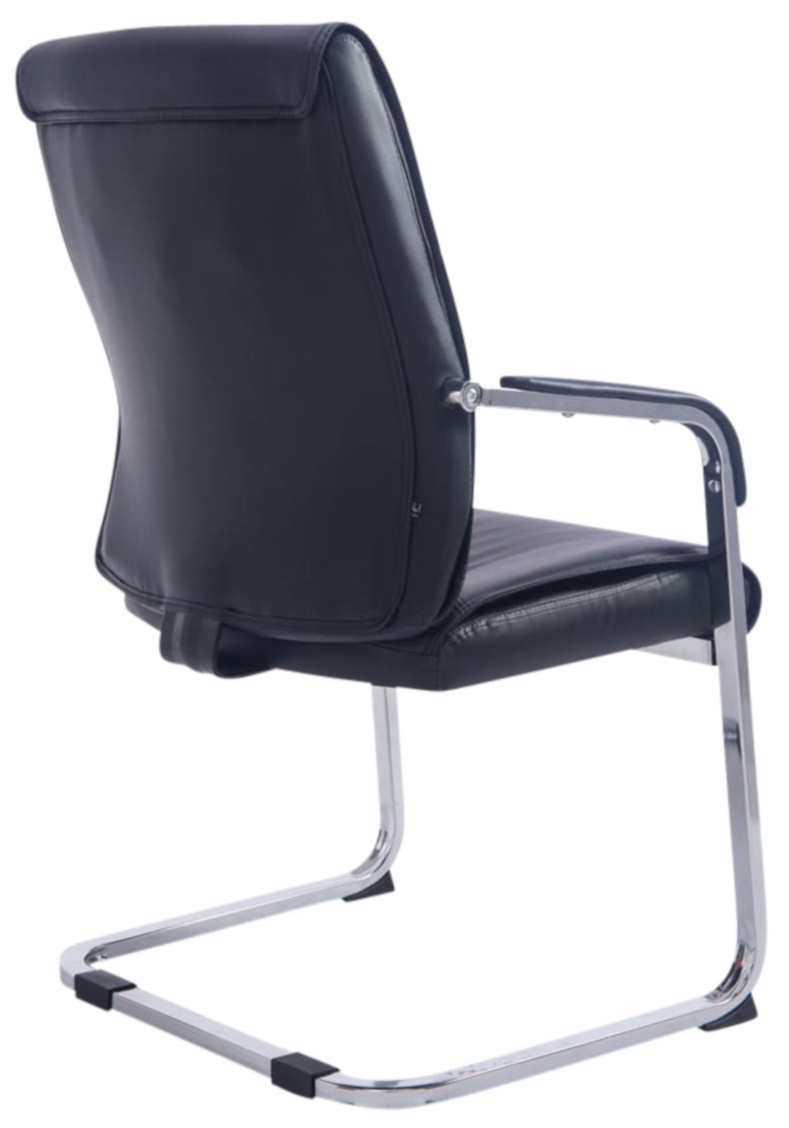 Lot de 2 Chaises Cantilever XXL Anubis en Similicuir avec accoudoirs