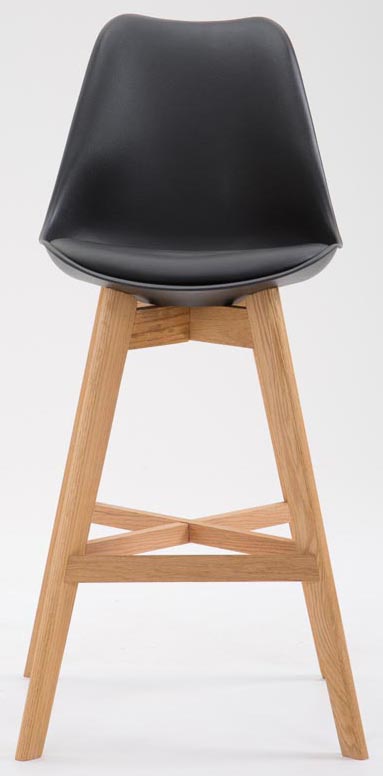 Lot de 2 Tabourets de bar Cannes avec coque en plastique