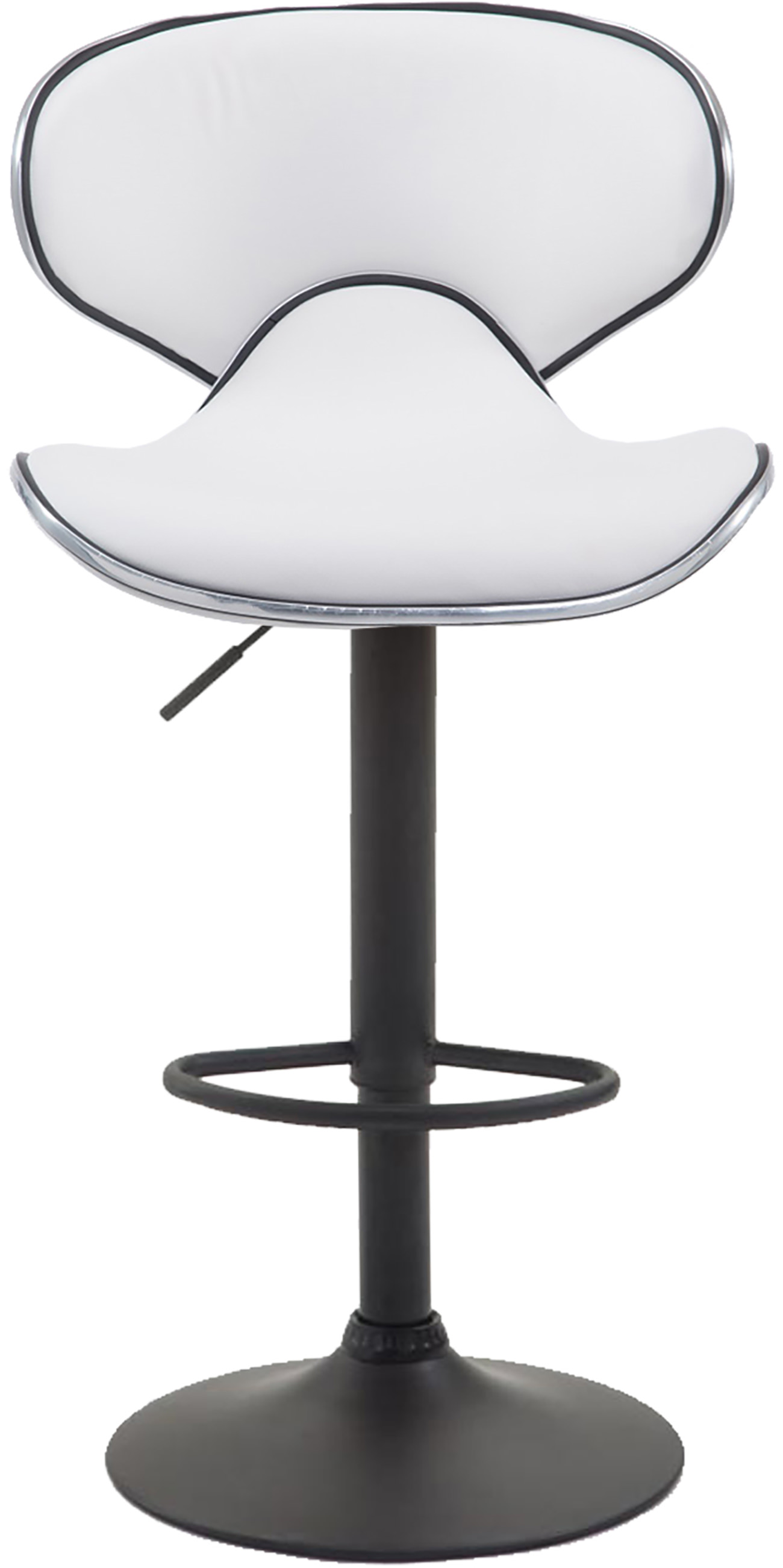 Tabouret de bar Las Vegas V2 similicuir avec pied en métal