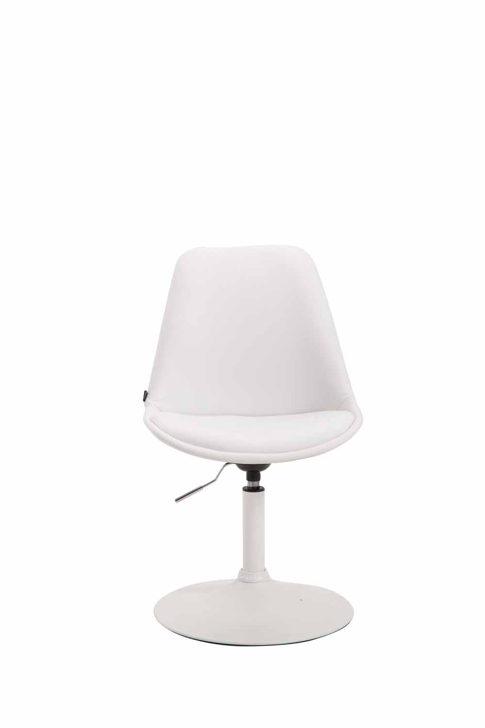 Chaise de salle à manger Maverick en similicuir avec pied trompette