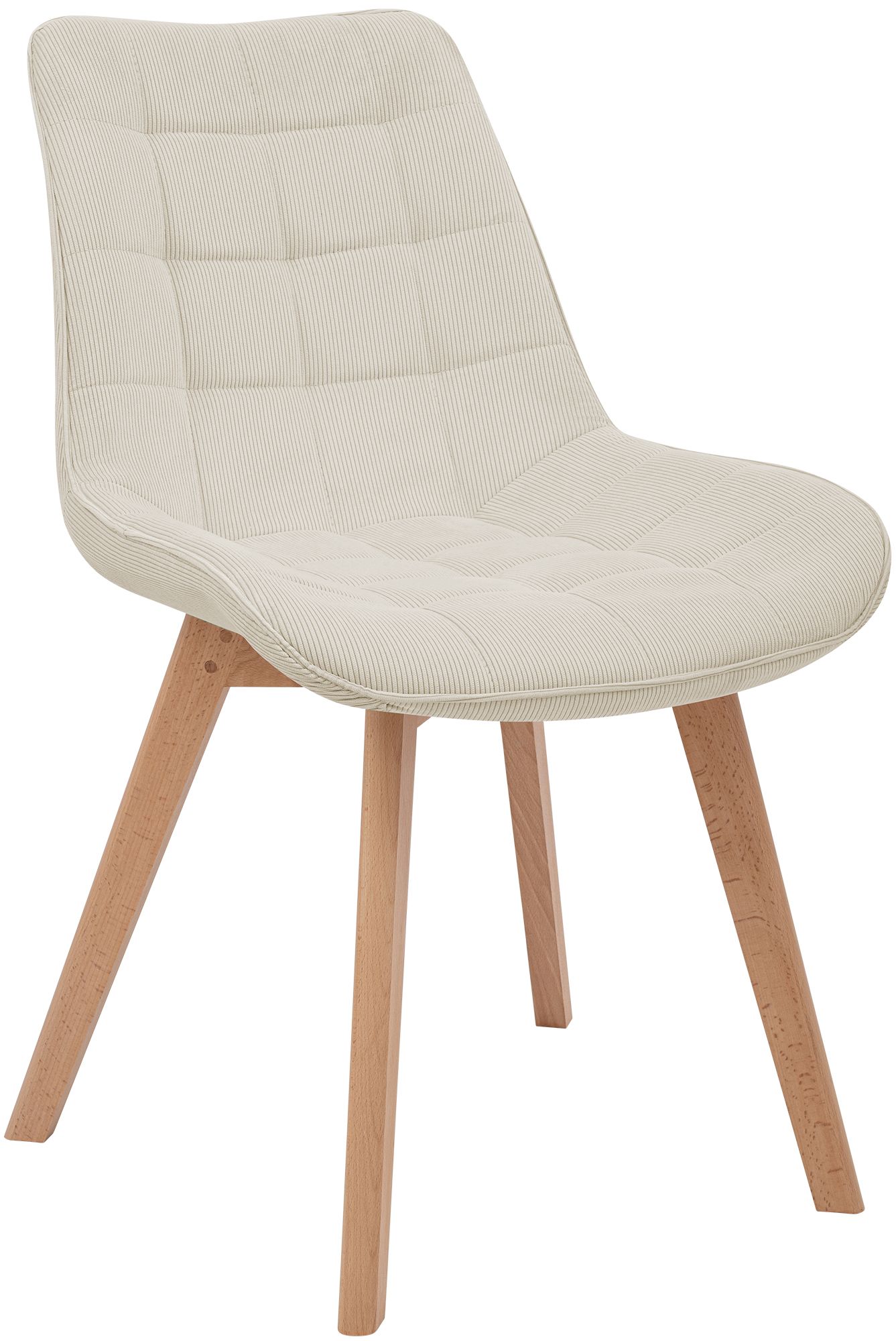 Chaise de salle à manger Brook en velours côtelé