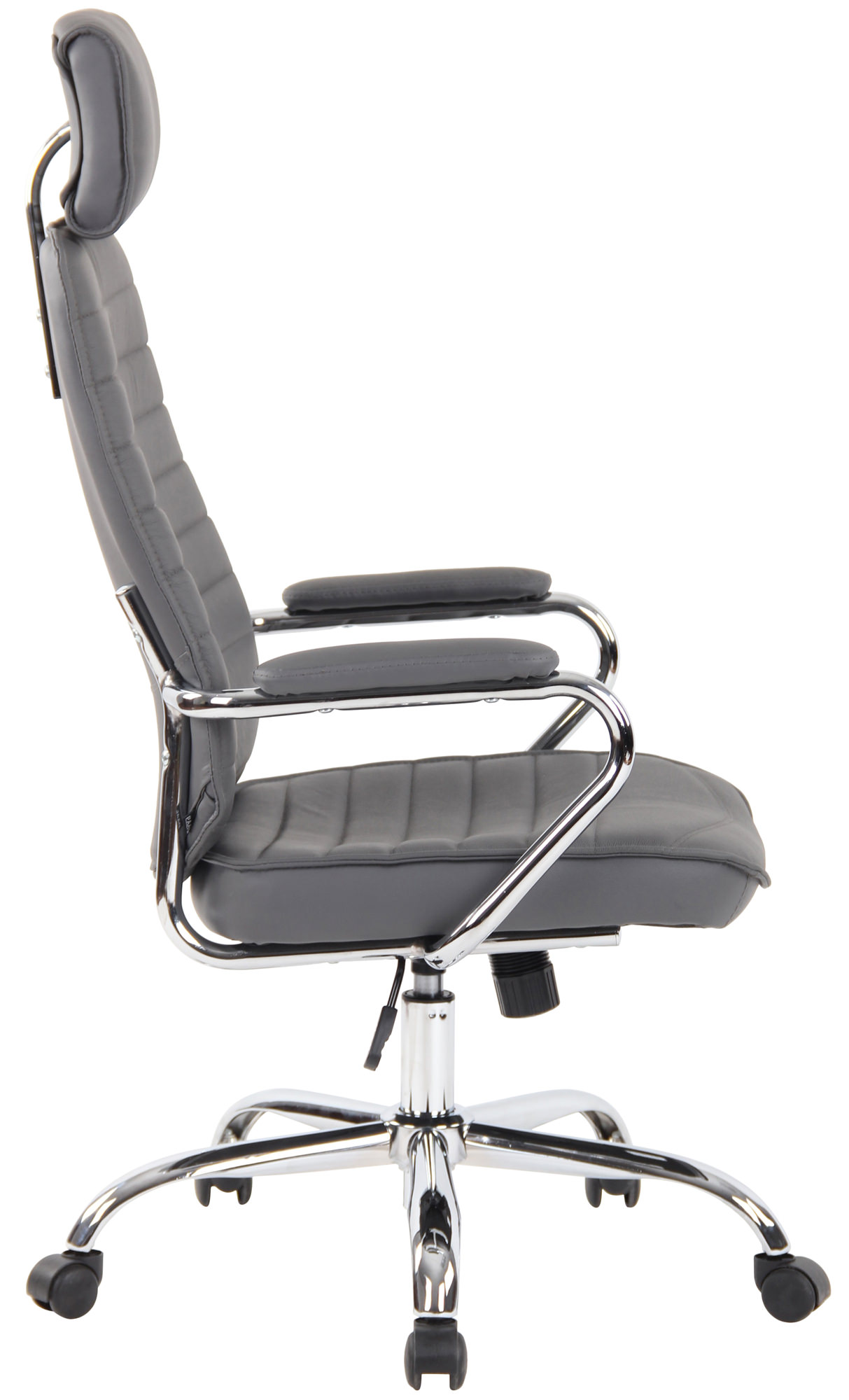 Fauteuil de bureau  Rako en véritable cuir ajustable et pivotant