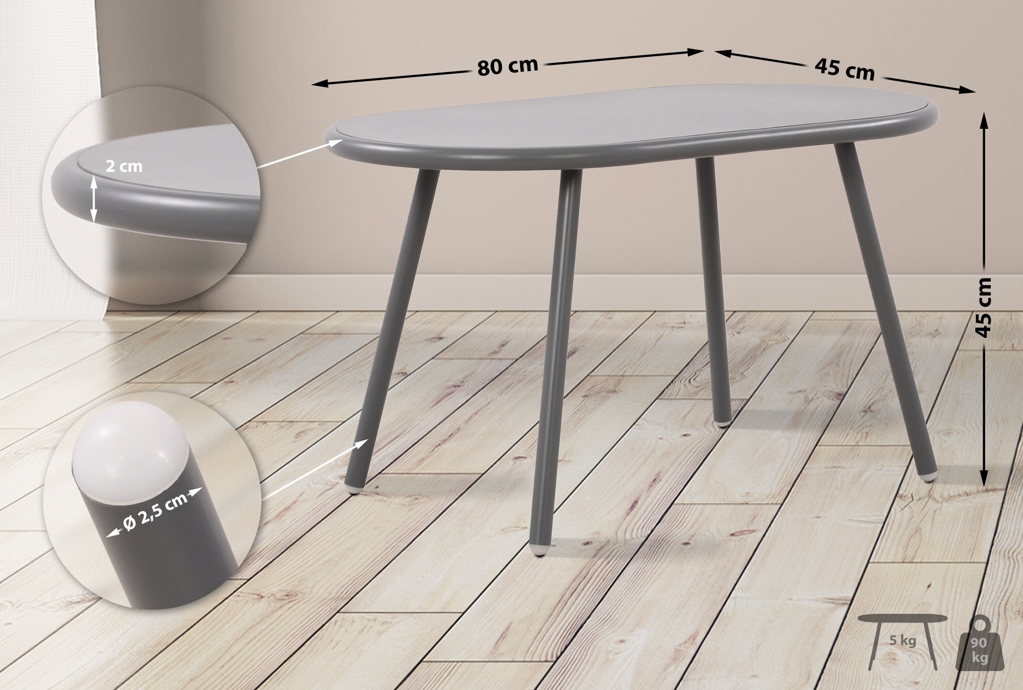 Table basse d'extérieur Velva