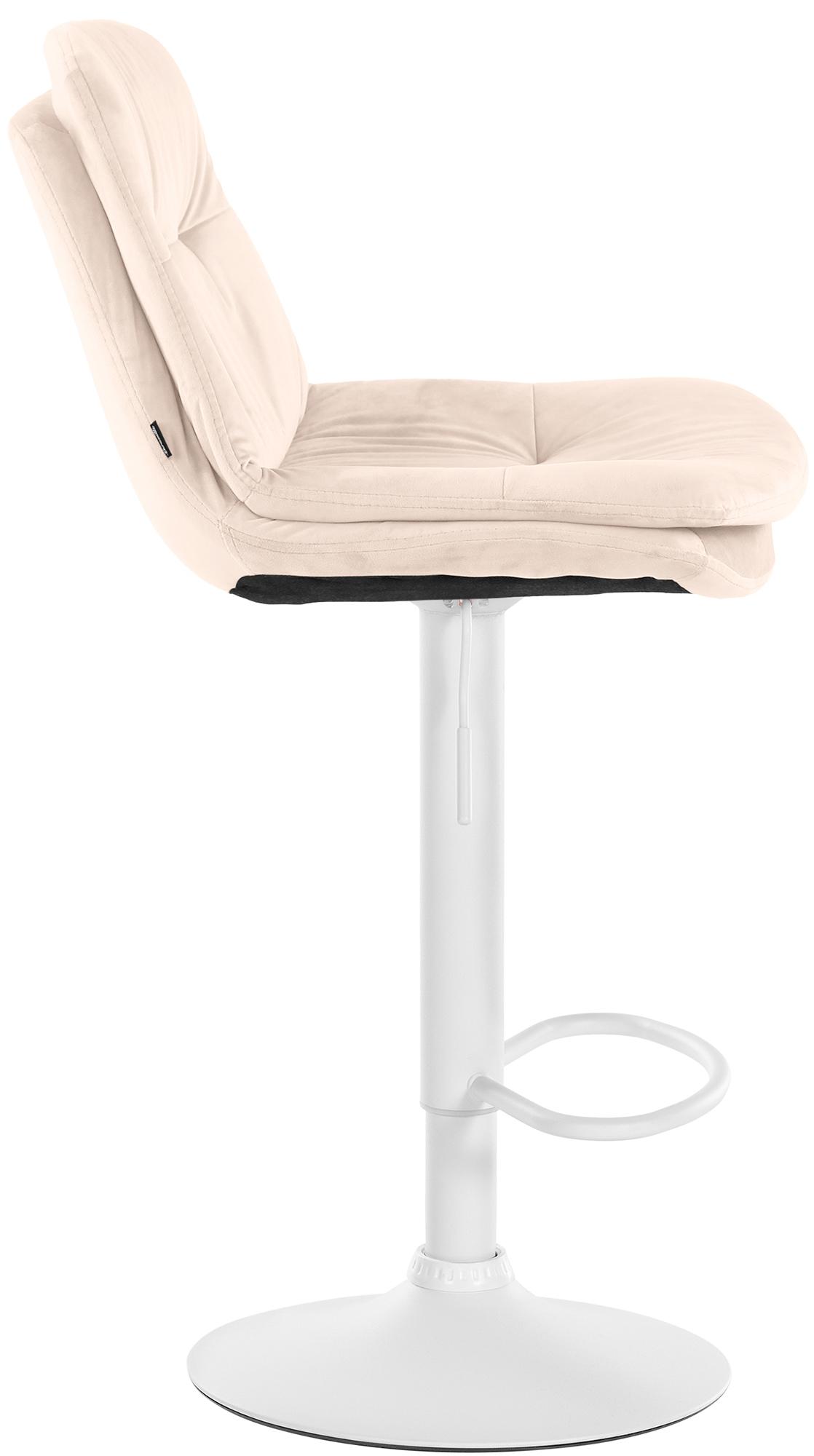 Tabouret de bar Laurel velours