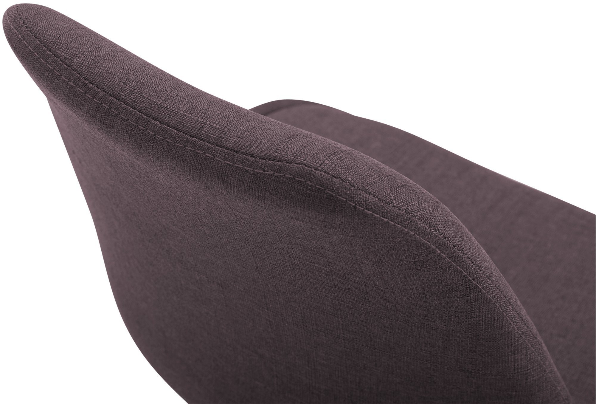 Chaise de salle à manger Maverick tissu avec pied trompette