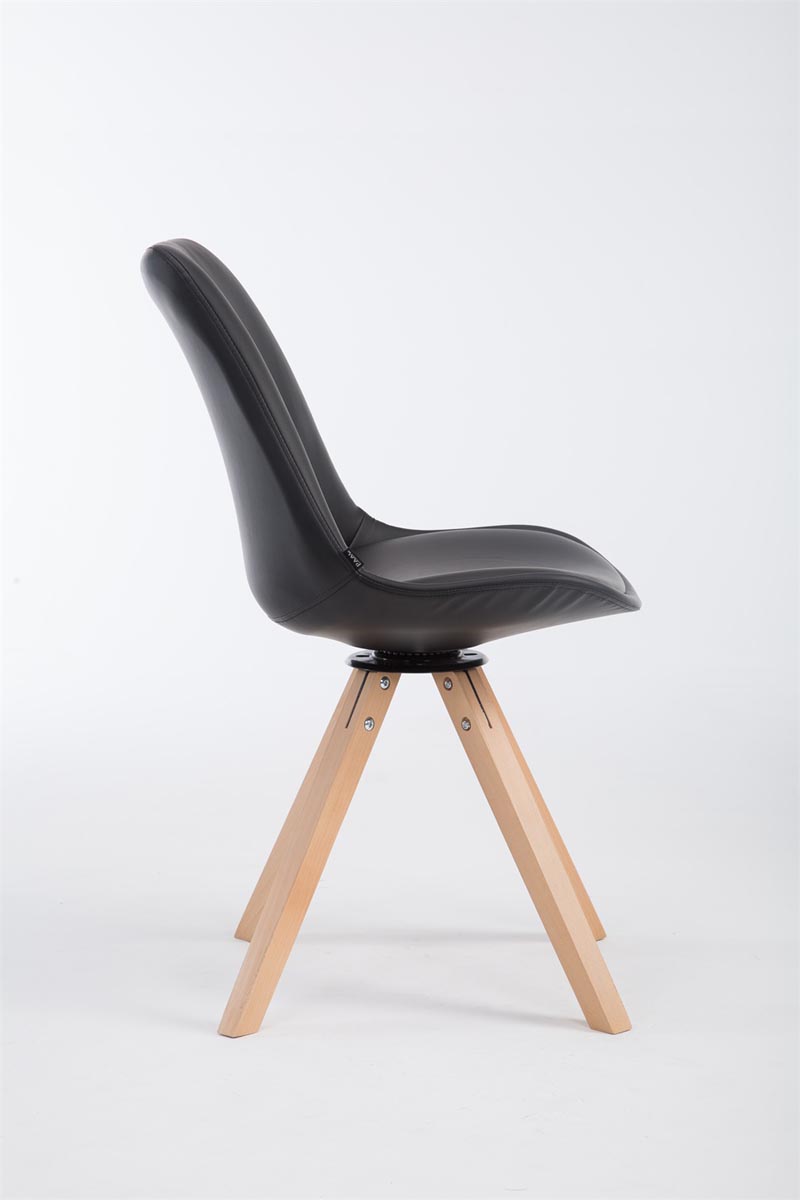Chaise Calais pivotante pieds carrés