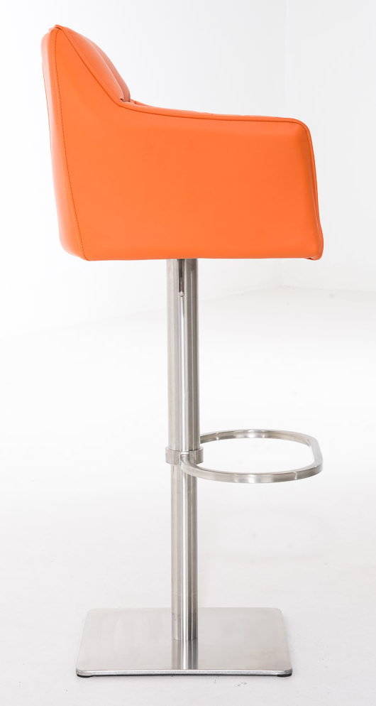 Lot de 2 tabourets de bar Damaso en similicuir