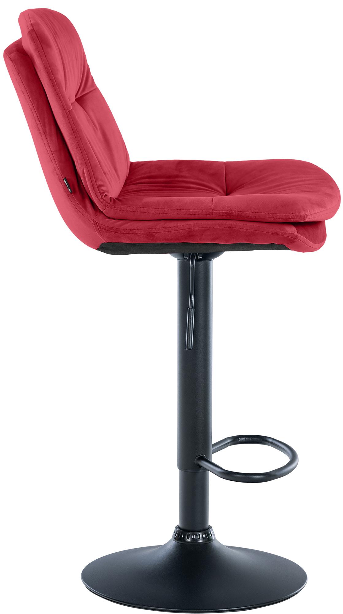 Tabouret de bar Laurel velours