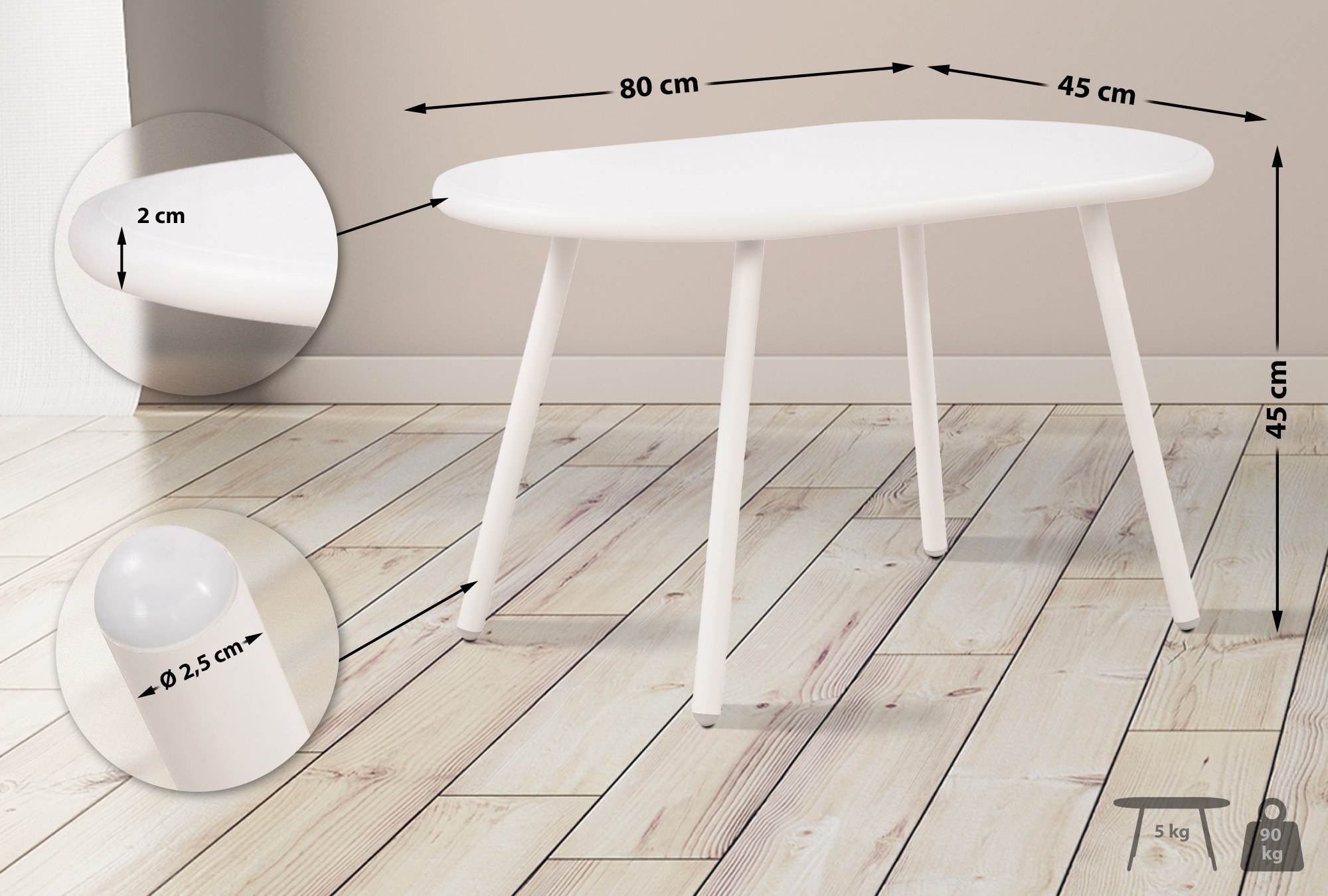 Table basse d'extérieur Velva