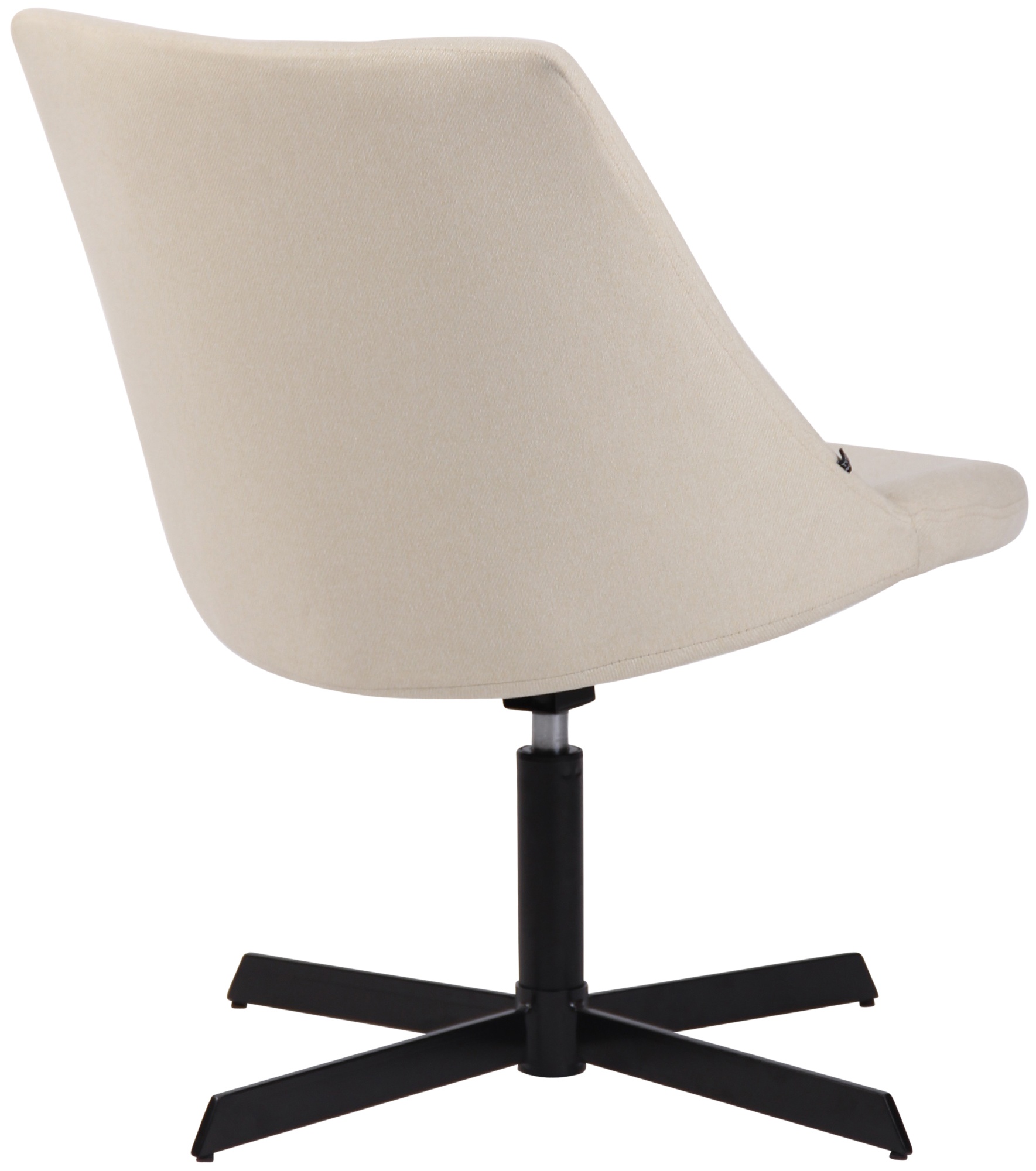 Chaise lounge Granby en Tissu avec Pied en métal