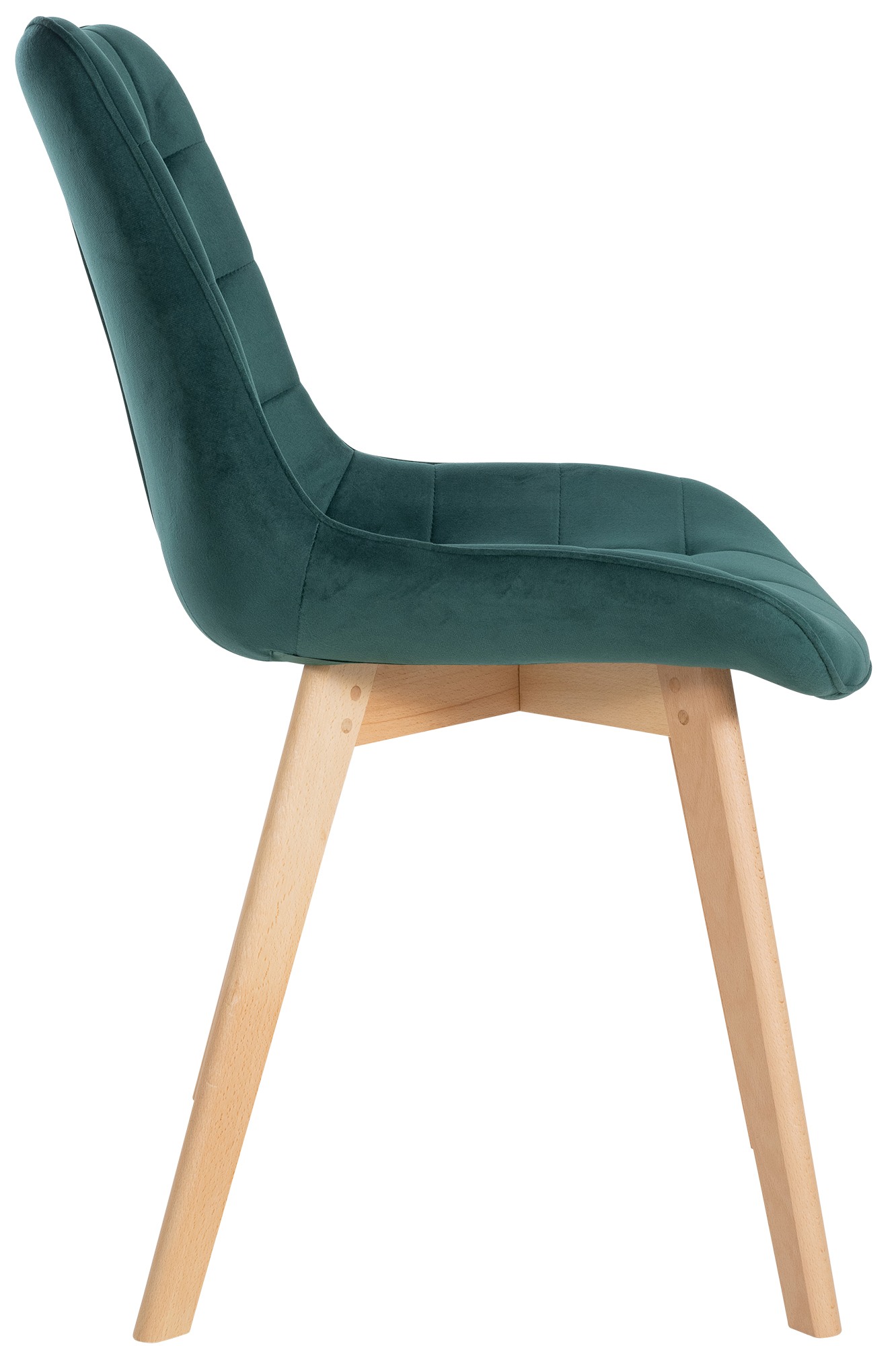 Lot de 2 chaises Brook velours