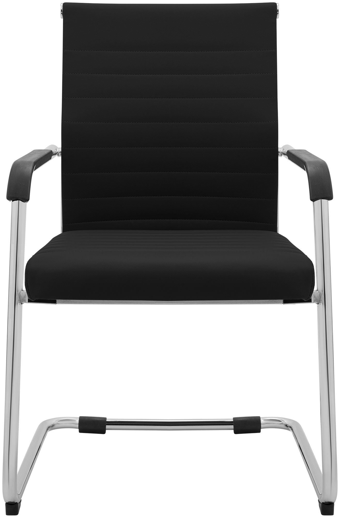 Chaise cantilever Hakon aspect cuir