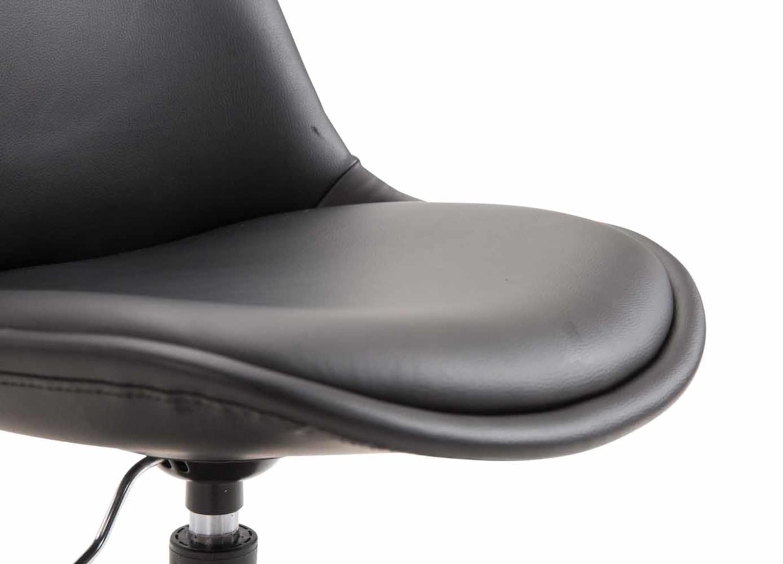 Lot de 4 Chaises de salle à manger Maverick similicuir avec pied trompette