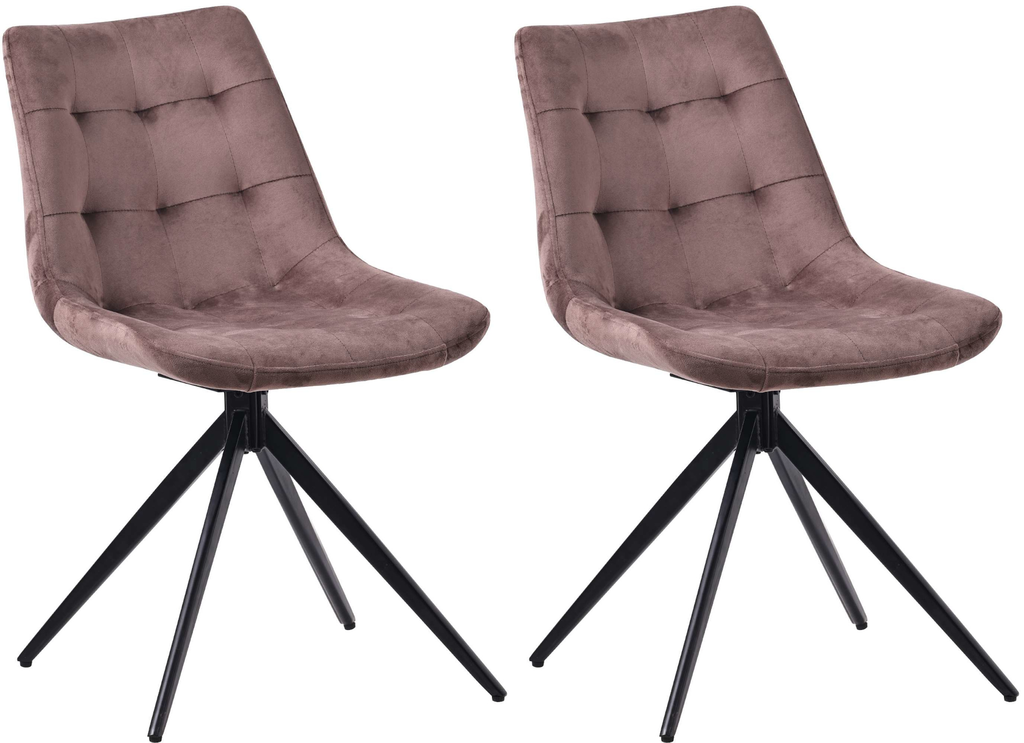 Lot de 2 chaises de salle à manger Merna