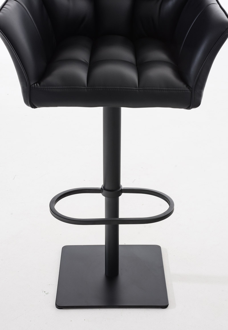 Lot de 2 tabourets de bar Damaso en similicuir