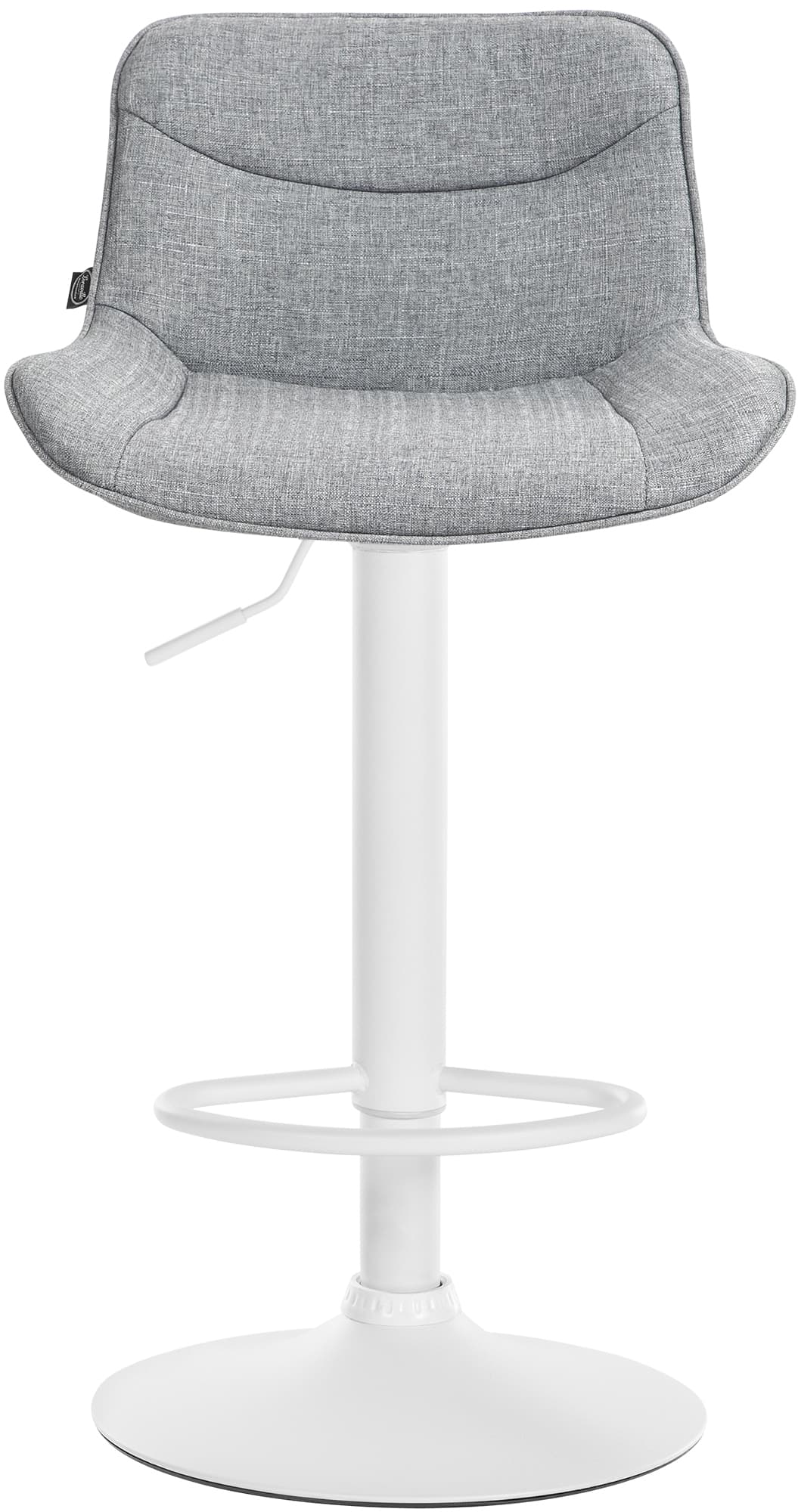 Lot de 2 tabourets de bar Vonore tissu
