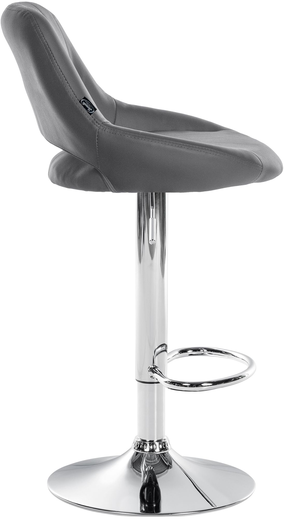 Lot de 2 tabourets de bar Milet en similicuir