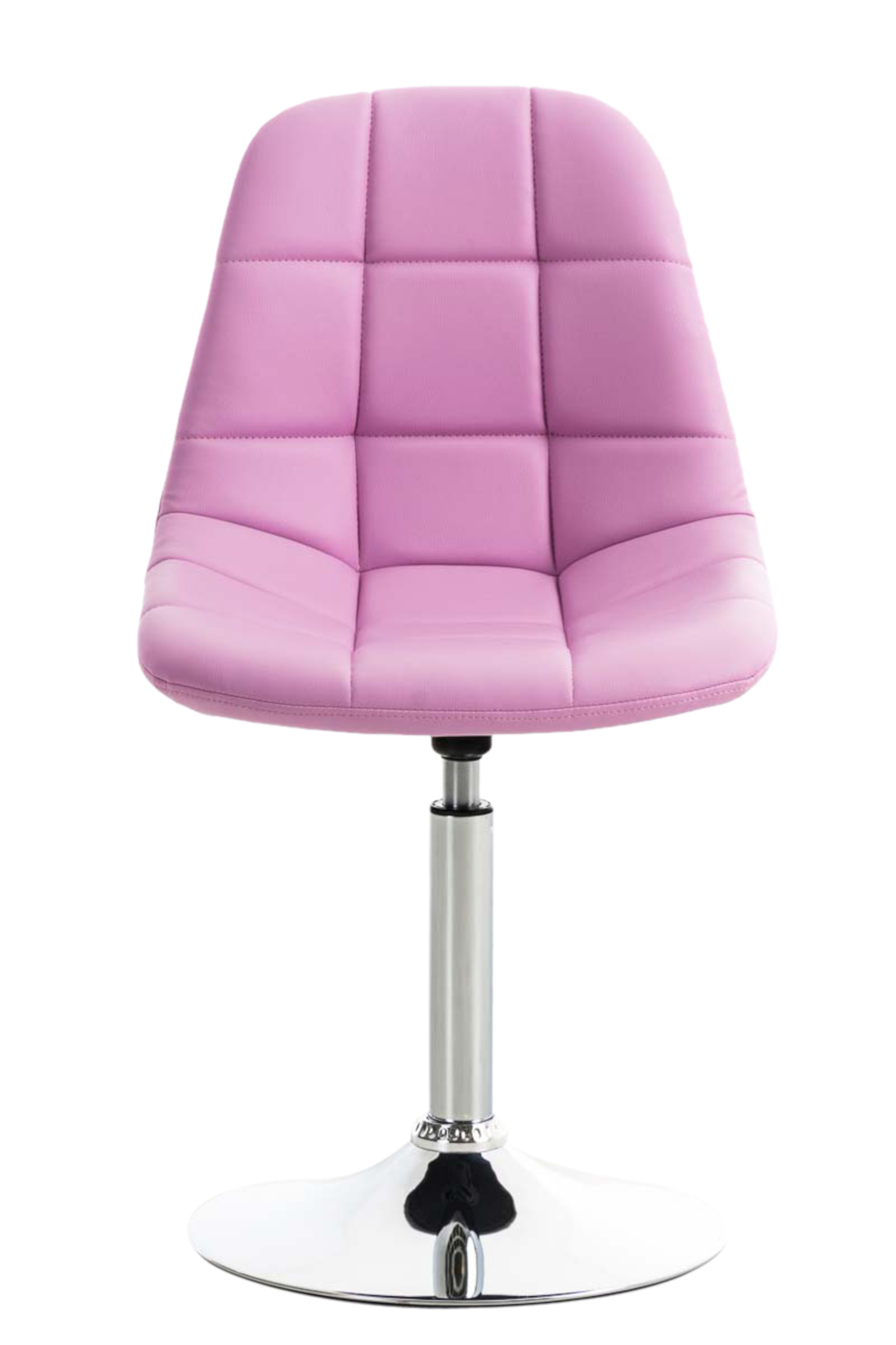 Lot de 2 chaises lounge pivotantes Emil en similicuir avec pied en métal