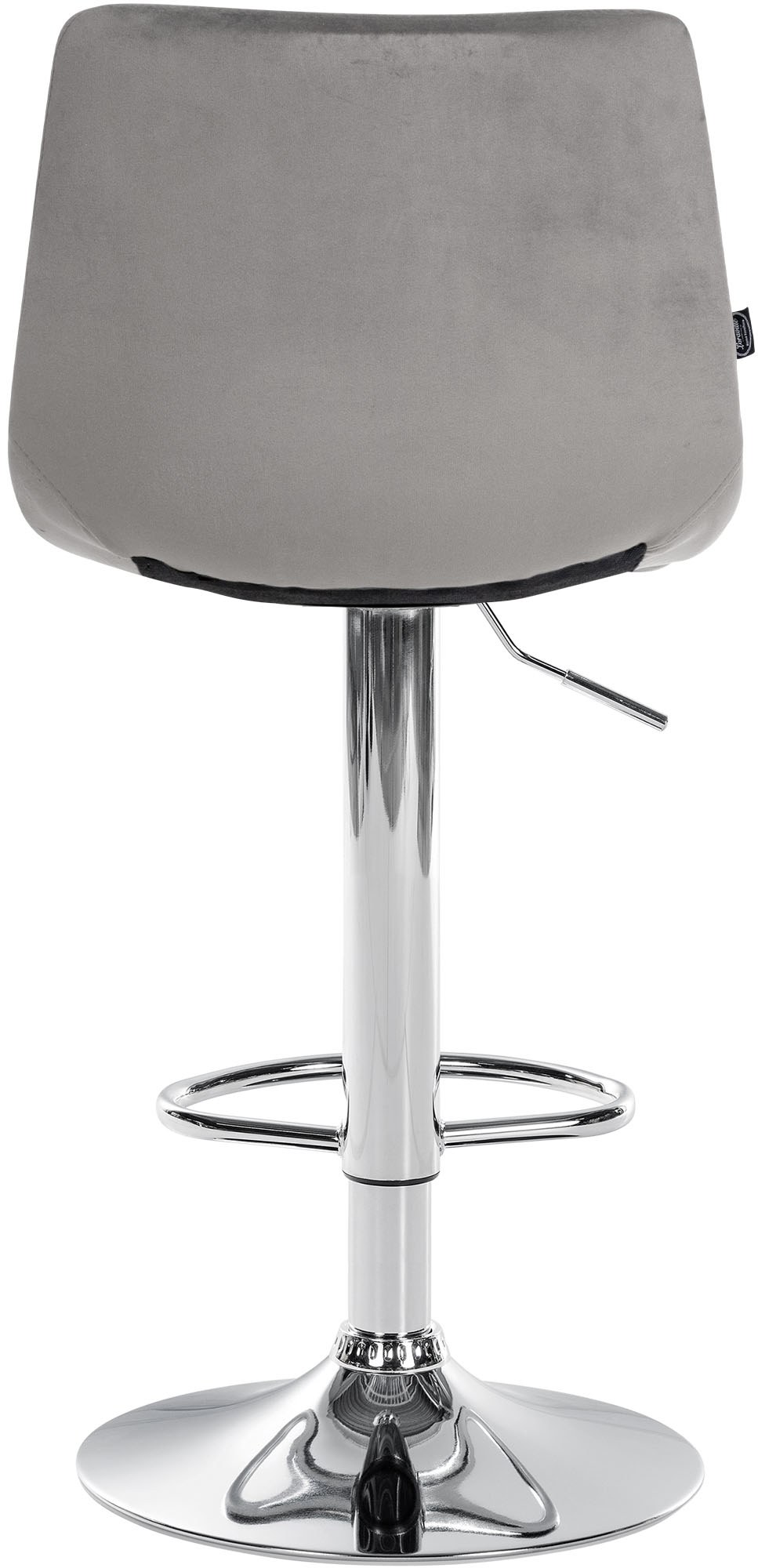 Lot de 2 tabourets de bar Jerry velours