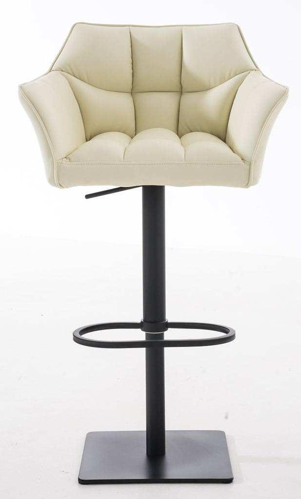 Lot de 2 tabourets de bar Damaso en similicuir