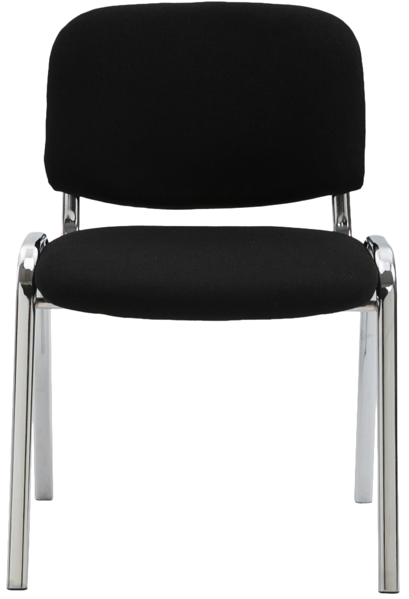 Chaise visiteur Ken support chromé tissu
