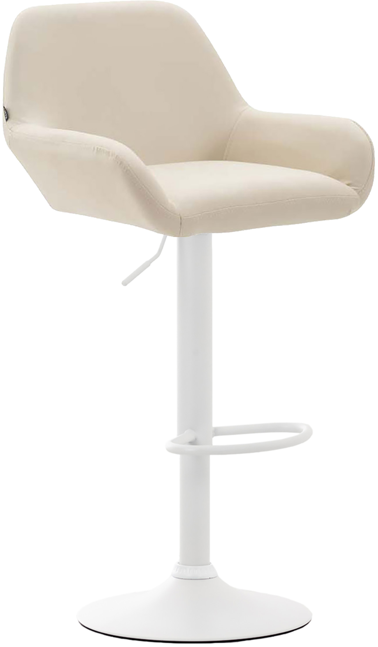 Lot de 2 tabourets de bar Braga en Similicuir