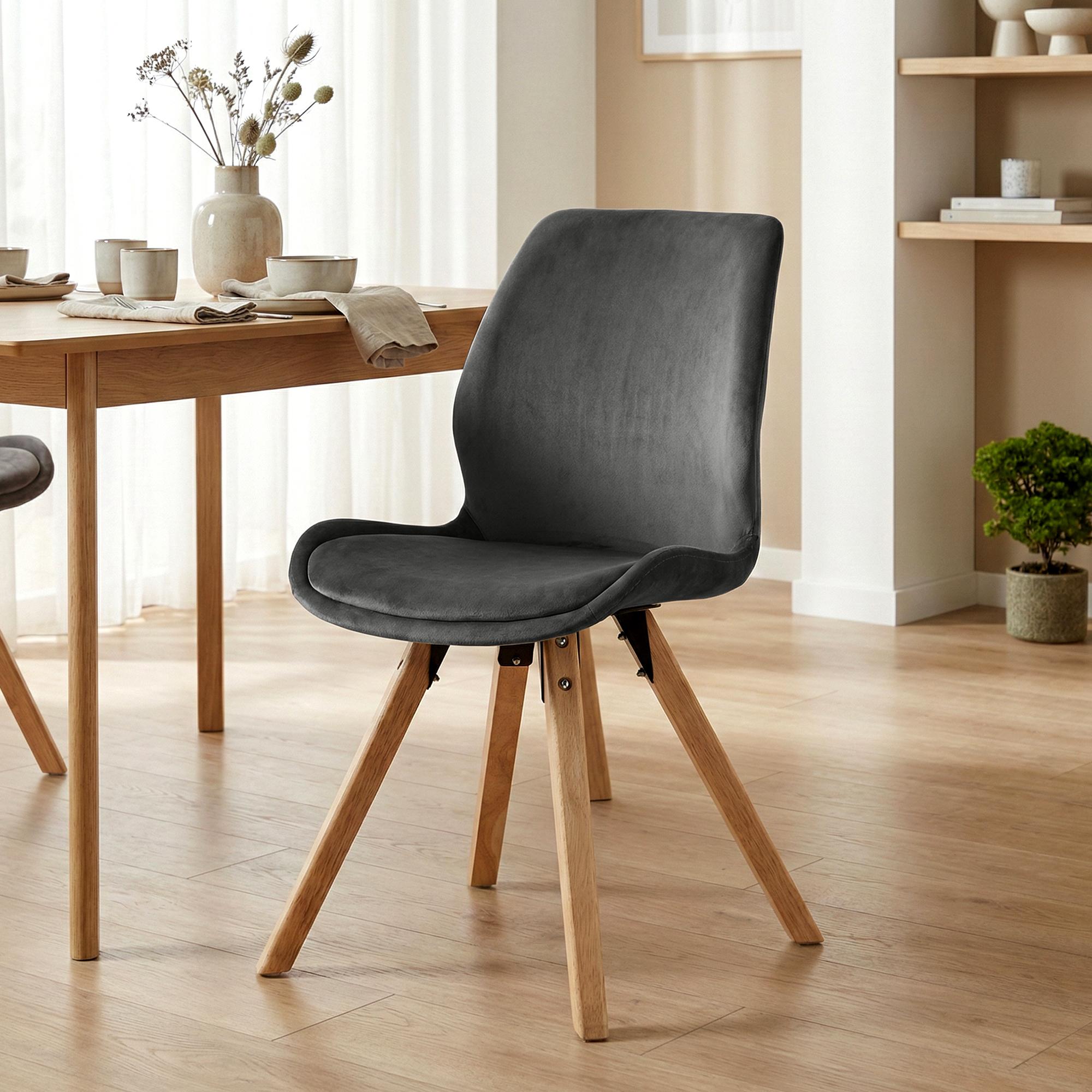 Lot de 2 chaises de salle a manger Luna