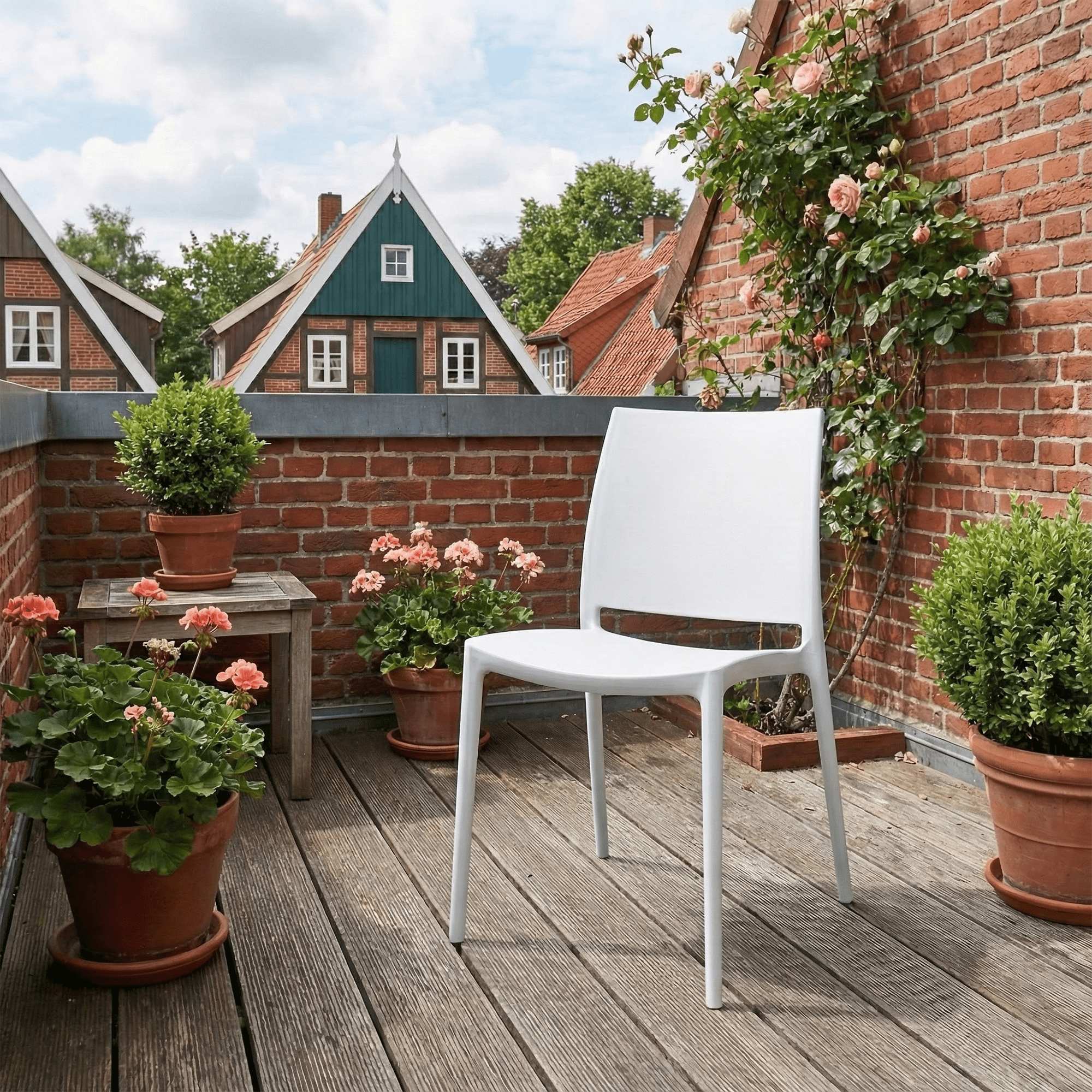 Lot de 2 chaises de jardin Meton