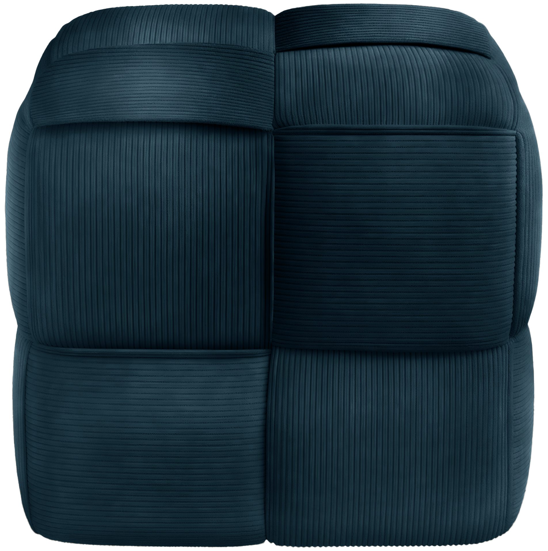 Tabouret en velours côtelé Forinta confortable et design