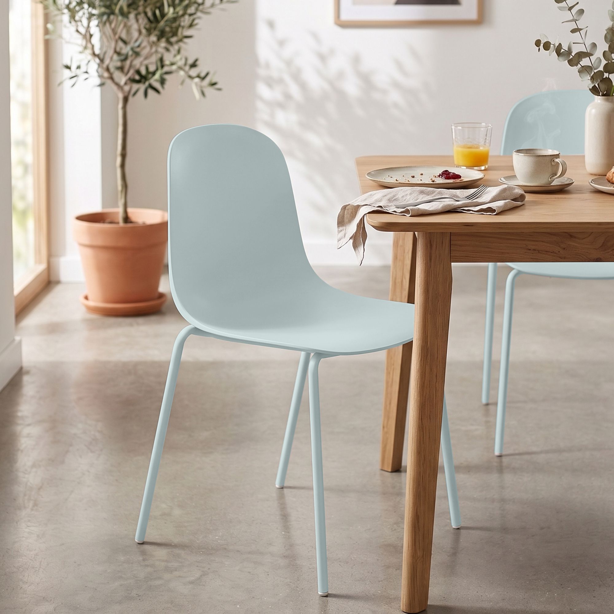Lot de 2 chaises de jardin Hardin